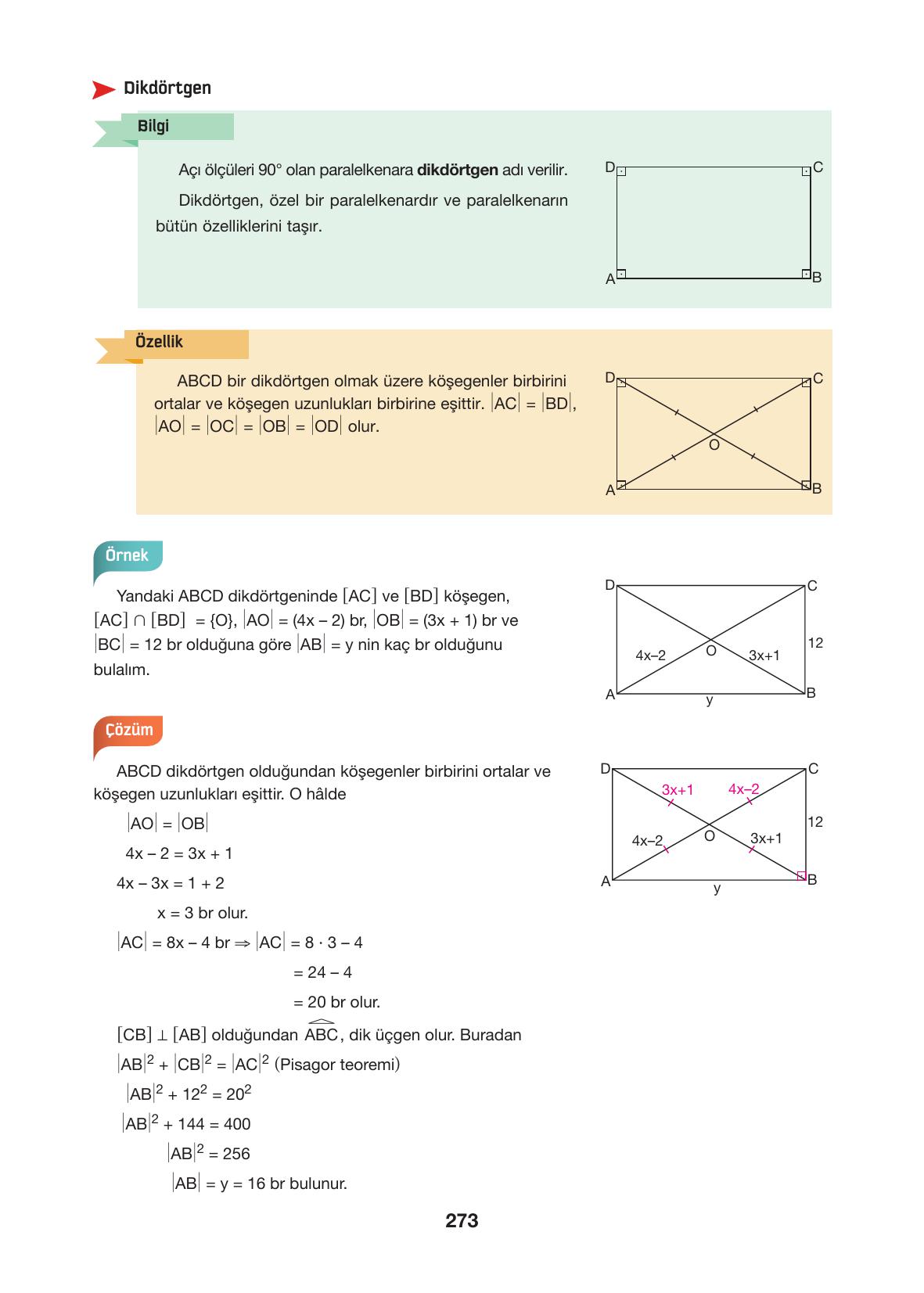 10. Sınıf Hecce Yayıncılık Matematik Ders Kitabı Sayfa 273 Cevapları