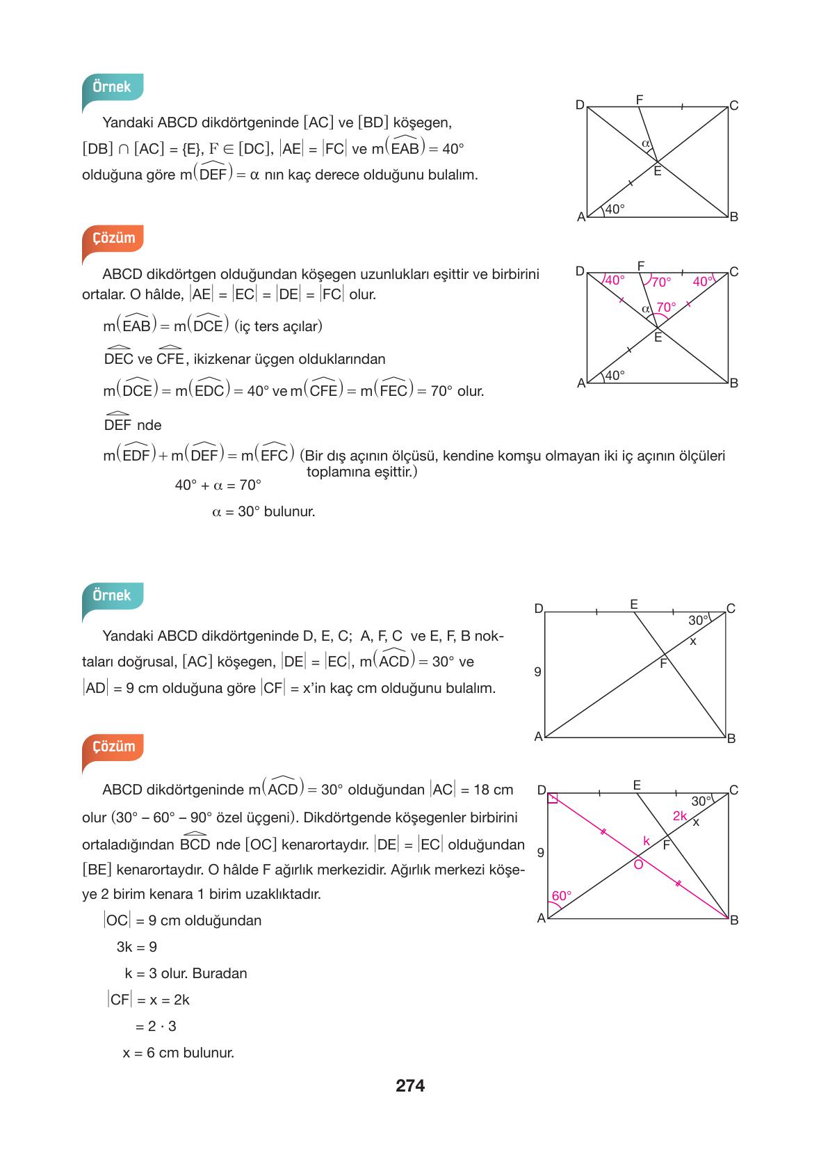 10. Sınıf Hecce Yayıncılık Matematik Ders Kitabı Sayfa 274 Cevapları 10. Sınıf Hecce Yayıncılık Matematik Ders Kitabı Sayfa 274 Cevapları