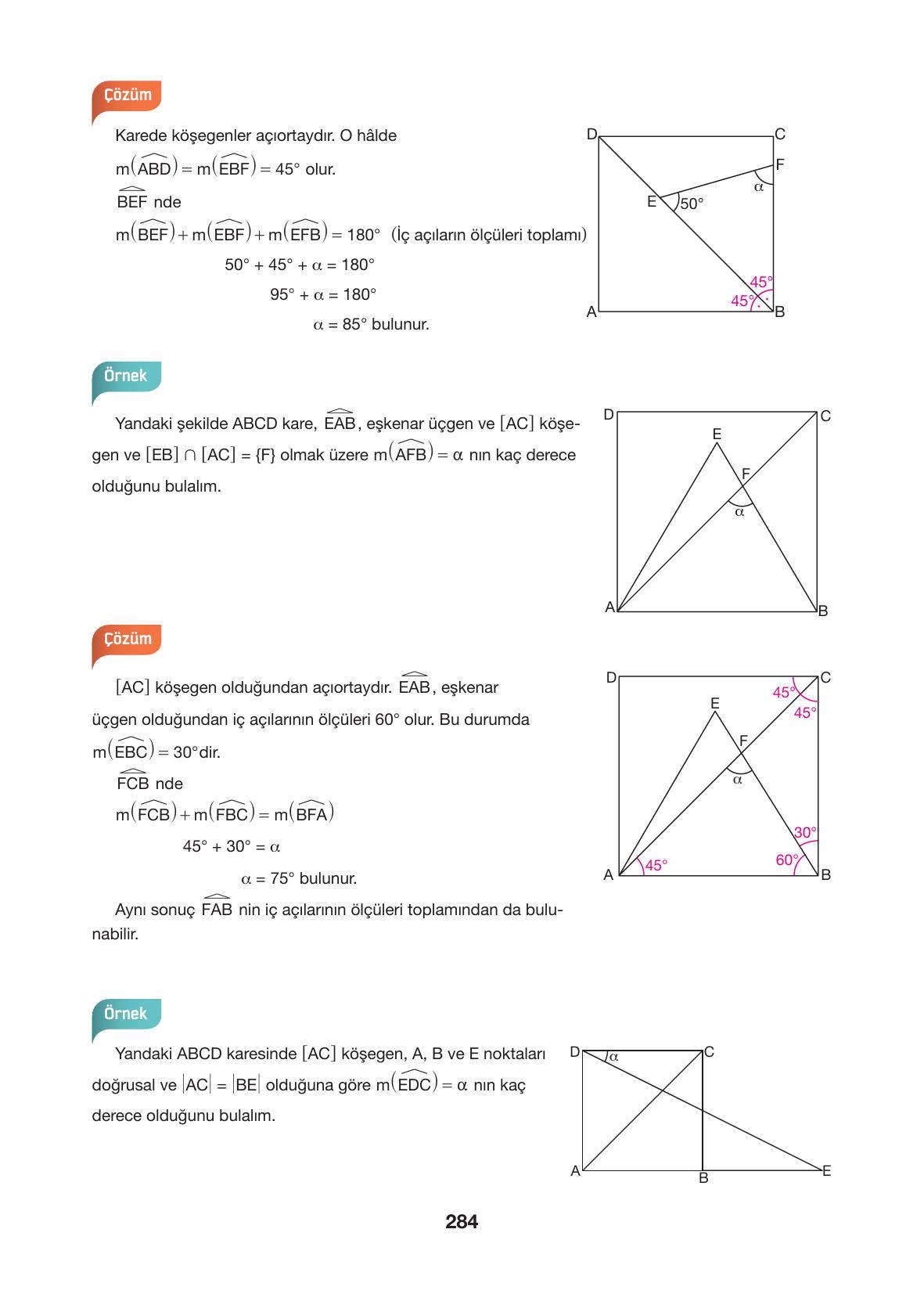 10. Sınıf Hecce Yayıncılık Matematik Ders Kitabı Sayfa 284 Cevapları 10. Sınıf Hecce Yayıncılık Matematik Ders Kitabı Sayfa 284 Cevapları