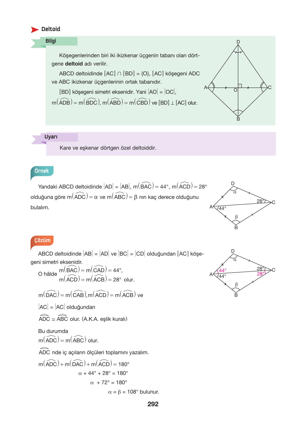 10. Sınıf Hecce Yayıncılık Matematik Ders Kitabı Sayfa 292 Cevapları 10. Sınıf Hecce Yayıncılık Matematik Ders Kitabı Sayfa 292 Cevapları