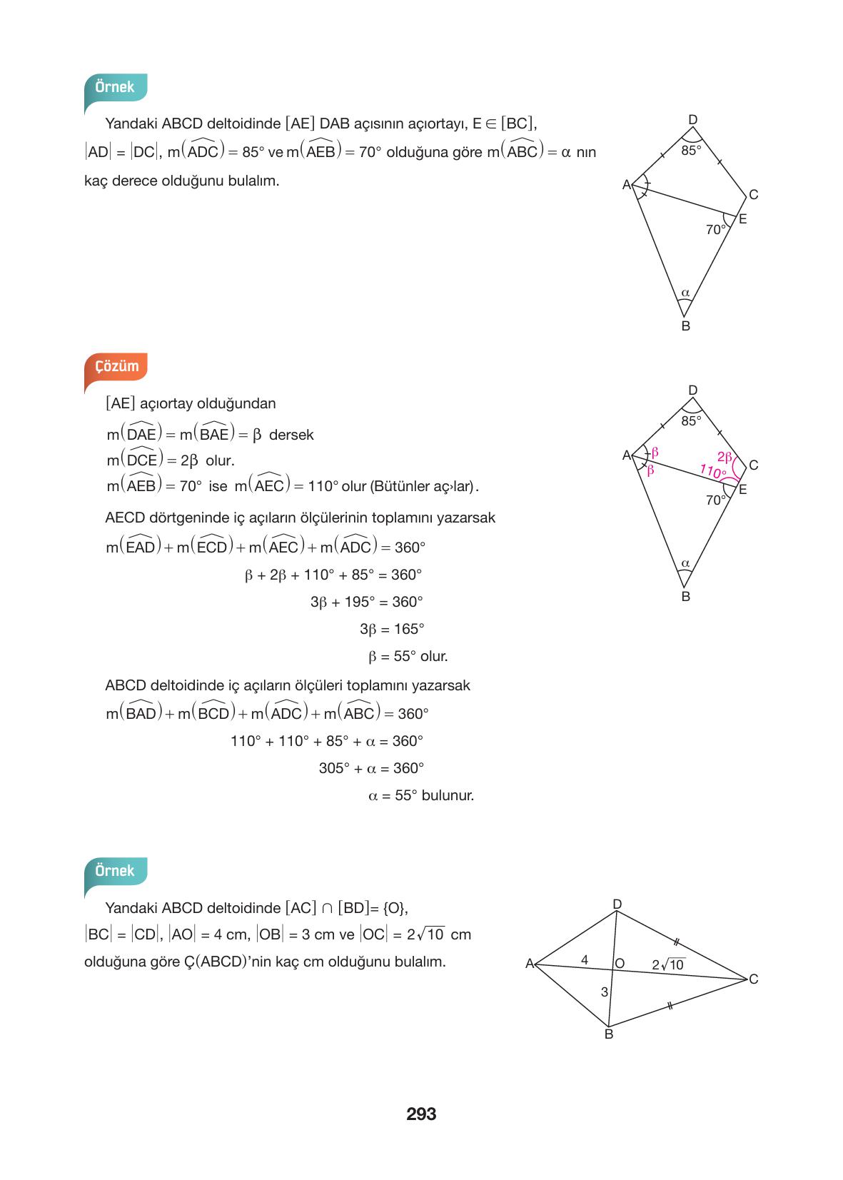 10. Sınıf Hecce Yayıncılık Matematik Ders Kitabı Sayfa 293 Cevapları 10. Sınıf Hecce Yayıncılık Matematik Ders Kitabı Sayfa 293 Cevapları