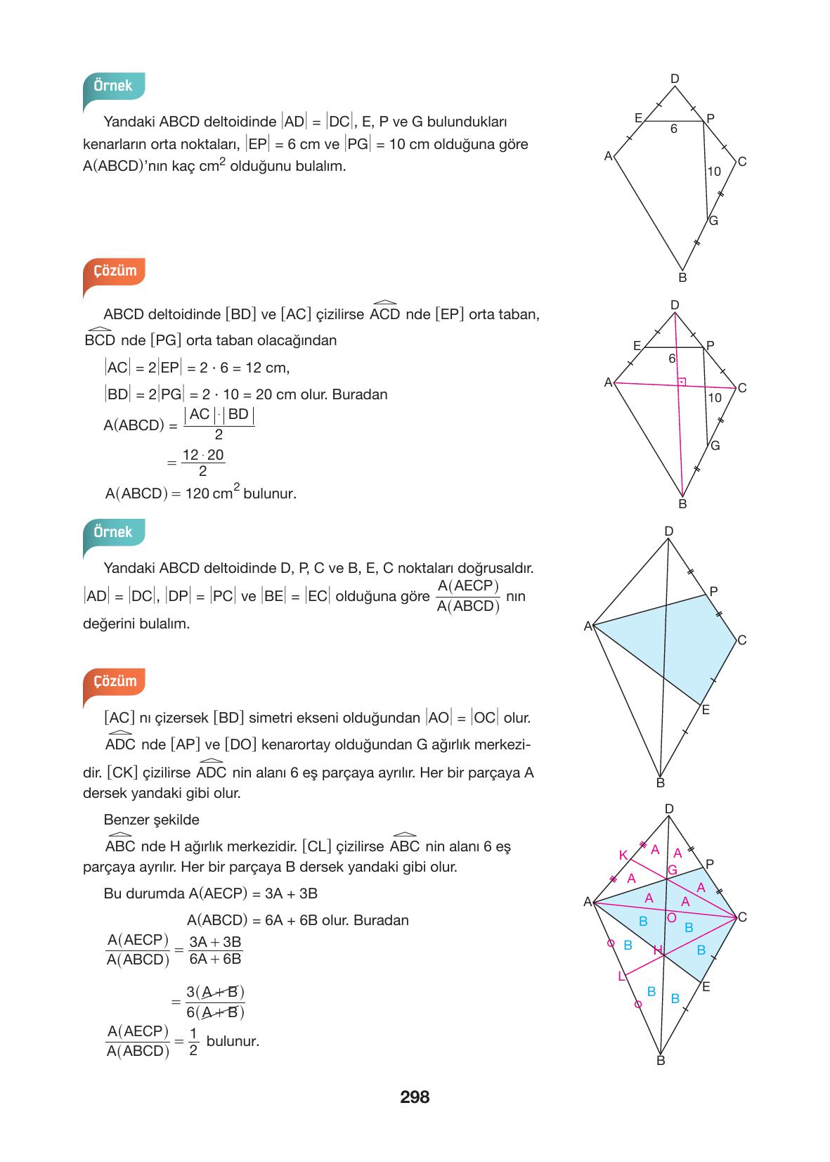 10. Sınıf Hecce Yayıncılık Matematik Ders Kitabı Sayfa 298 Cevapları 10. Sınıf Hecce Yayıncılık Matematik Ders Kitabı Sayfa 298 Cevapları
