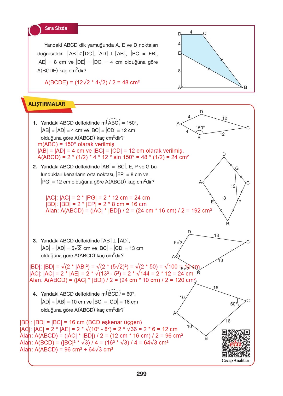 10. Sınıf Hecce Yayıncılık Matematik Ders Kitabı Sayfa 299 Cevapları 10. Sınıf Hecce Yayıncılık Matematik Ders Kitabı Sayfa 299 Cevapları