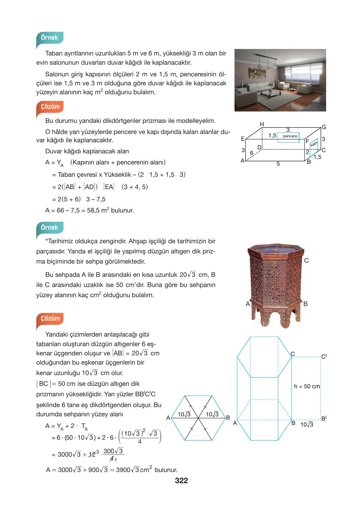 10. Sınıf Hecce Yayıncılık Matematik Ders Kitabı Sayfa 322 Cevapları 10. Sınıf Hecce Yayıncılık Matematik Ders Kitabı Sayfa 322 Cevapları