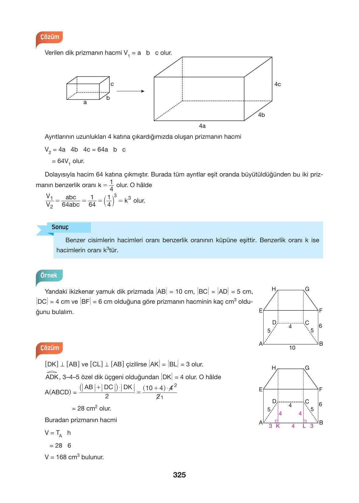 10. Sınıf Hecce Yayıncılık Matematik Ders Kitabı Sayfa 325 Cevapları 10. Sınıf Hecce Yayıncılık Matematik Ders Kitabı Sayfa 325 Cevapları