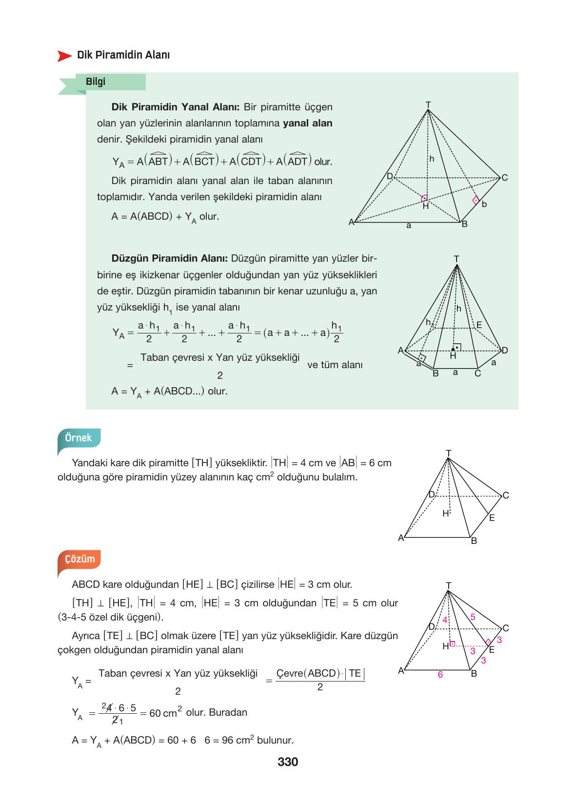 10. Sınıf Hecce Yayıncılık Matematik Ders Kitabı Sayfa 330 Cevapları 10. Sınıf Hecce Yayıncılık Matematik Ders Kitabı Sayfa 330 Cevapları