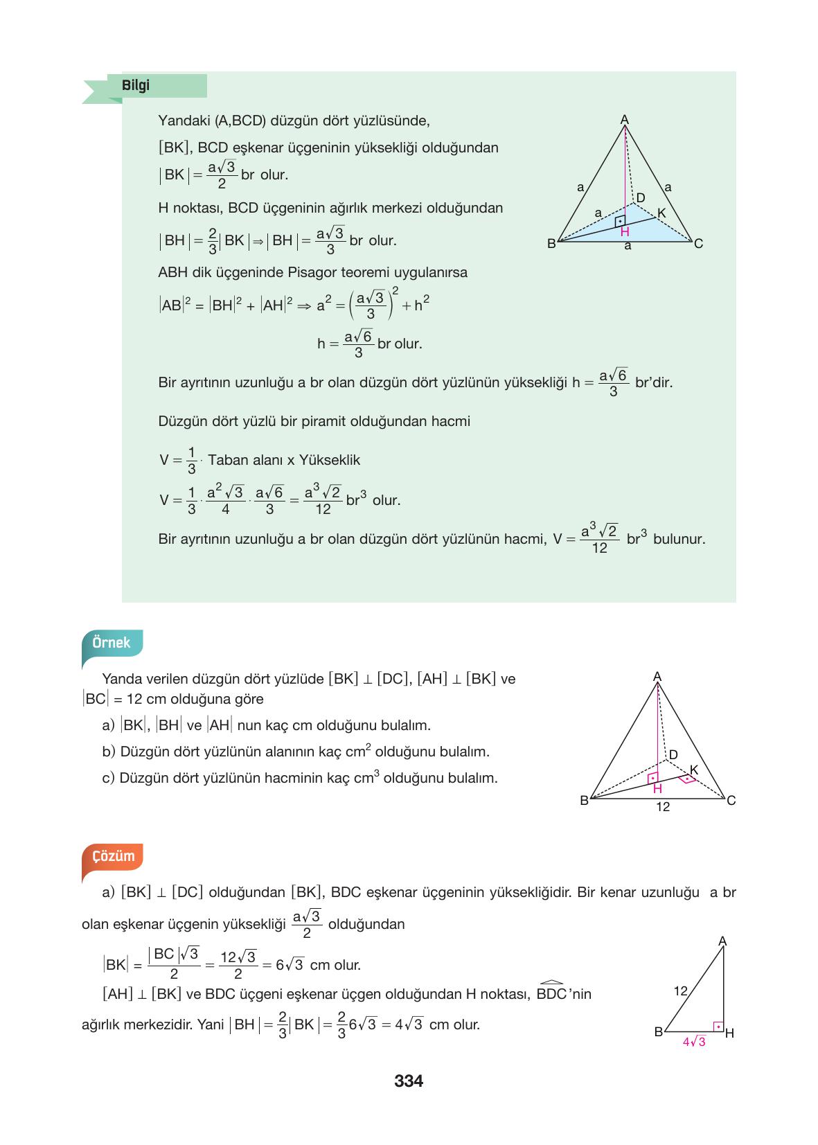 10. Sınıf Hecce Yayıncılık Matematik Ders Kitabı Sayfa 334 Cevapları 10. Sınıf Hecce Yayıncılık Matematik Ders Kitabı Sayfa 334 Cevapları