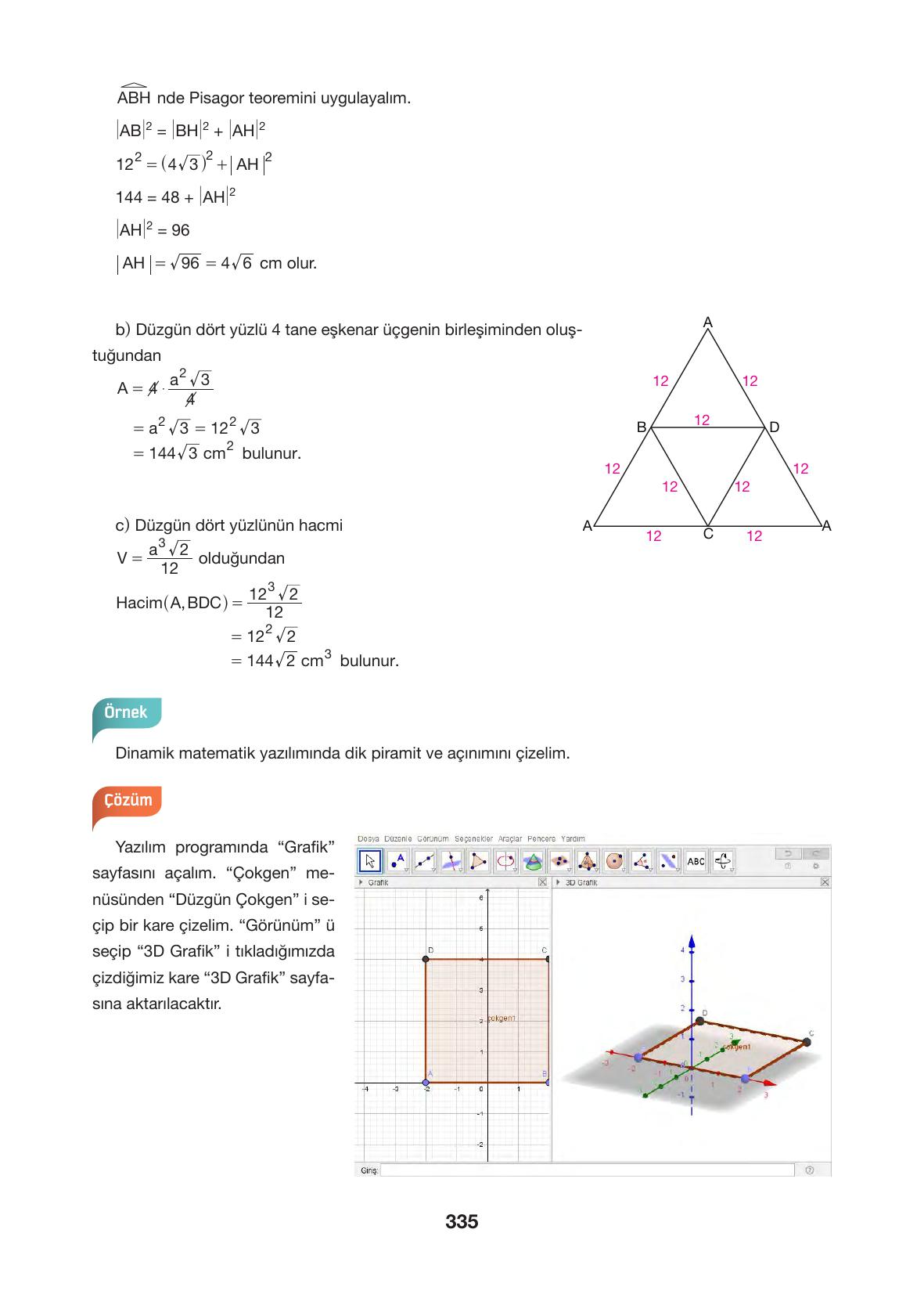 10. Sınıf Hecce Yayıncılık Matematik Ders Kitabı Sayfa 335 Cevapları 10. Sınıf Hecce Yayıncılık Matematik Ders Kitabı Sayfa 335 Cevapları