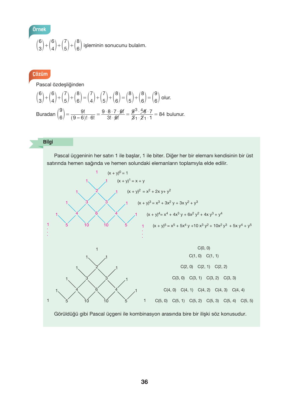 10. Sınıf Hecce Yayıncılık Matematik Ders Kitabı Sayfa 36 Cevapları 10. Sınıf Hecce Yayıncılık Matematik Ders Kitabı Sayfa 36 Cevapları