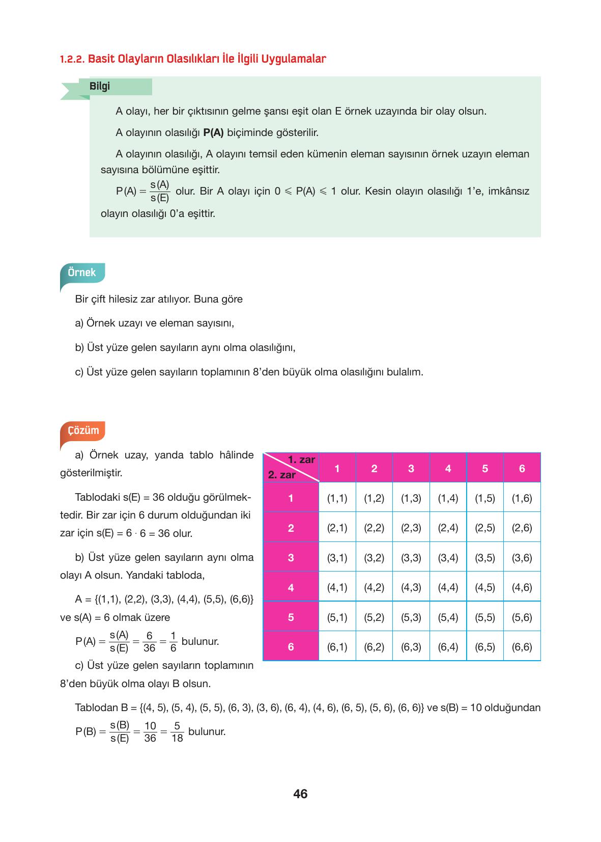 10. Sınıf Hecce Yayıncılık Matematik Ders Kitabı Sayfa 46 Cevapları 10. Sınıf Hecce Yayıncılık Matematik Ders Kitabı Sayfa 46 Cevapları