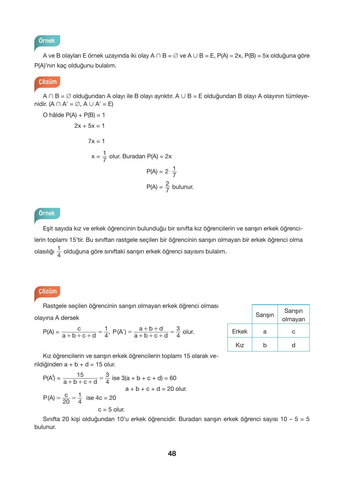 10. Sınıf Hecce Yayıncılık Matematik Ders Kitabı Sayfa 48 Cevapları 10. Sınıf Hecce Yayıncılık Matematik Ders Kitabı Sayfa 48 Cevapları