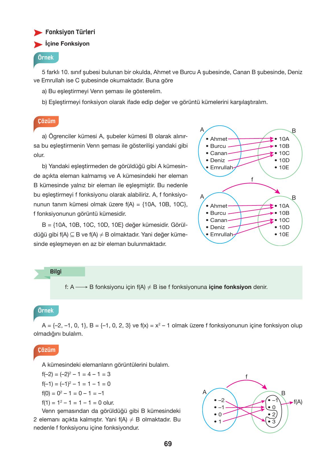 10. Sınıf Hecce Yayıncılık Matematik Ders Kitabı Sayfa 69 Cevapları