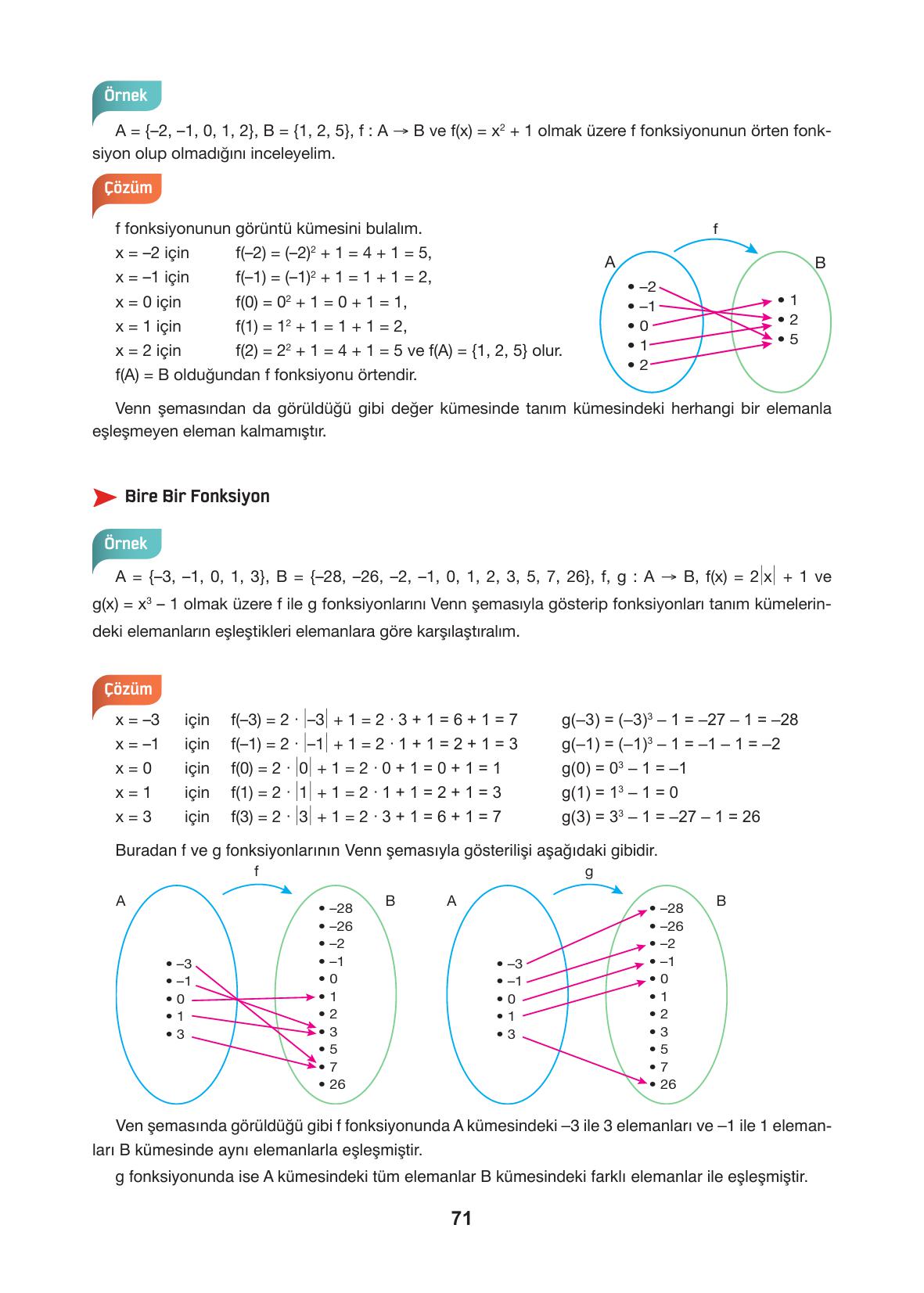 10. Sınıf Hecce Yayıncılık Matematik Ders Kitabı Sayfa 71 Cevapları 10. Sınıf Hecce Yayıncılık Matematik Ders Kitabı Sayfa 71 Cevapları