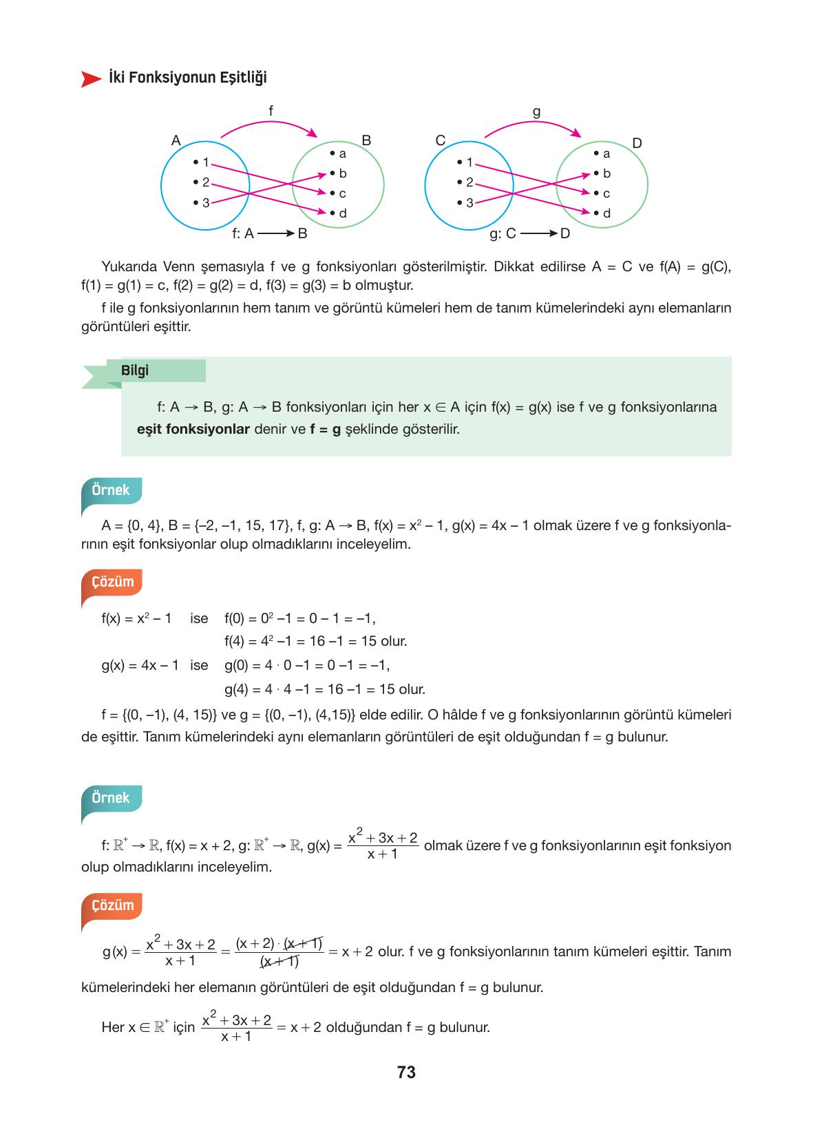 10. Sınıf Hecce Yayıncılık Matematik Ders Kitabı Sayfa 73 Cevapları 10. Sınıf Hecce Yayıncılık Matematik Ders Kitabı Sayfa 73 Cevapları