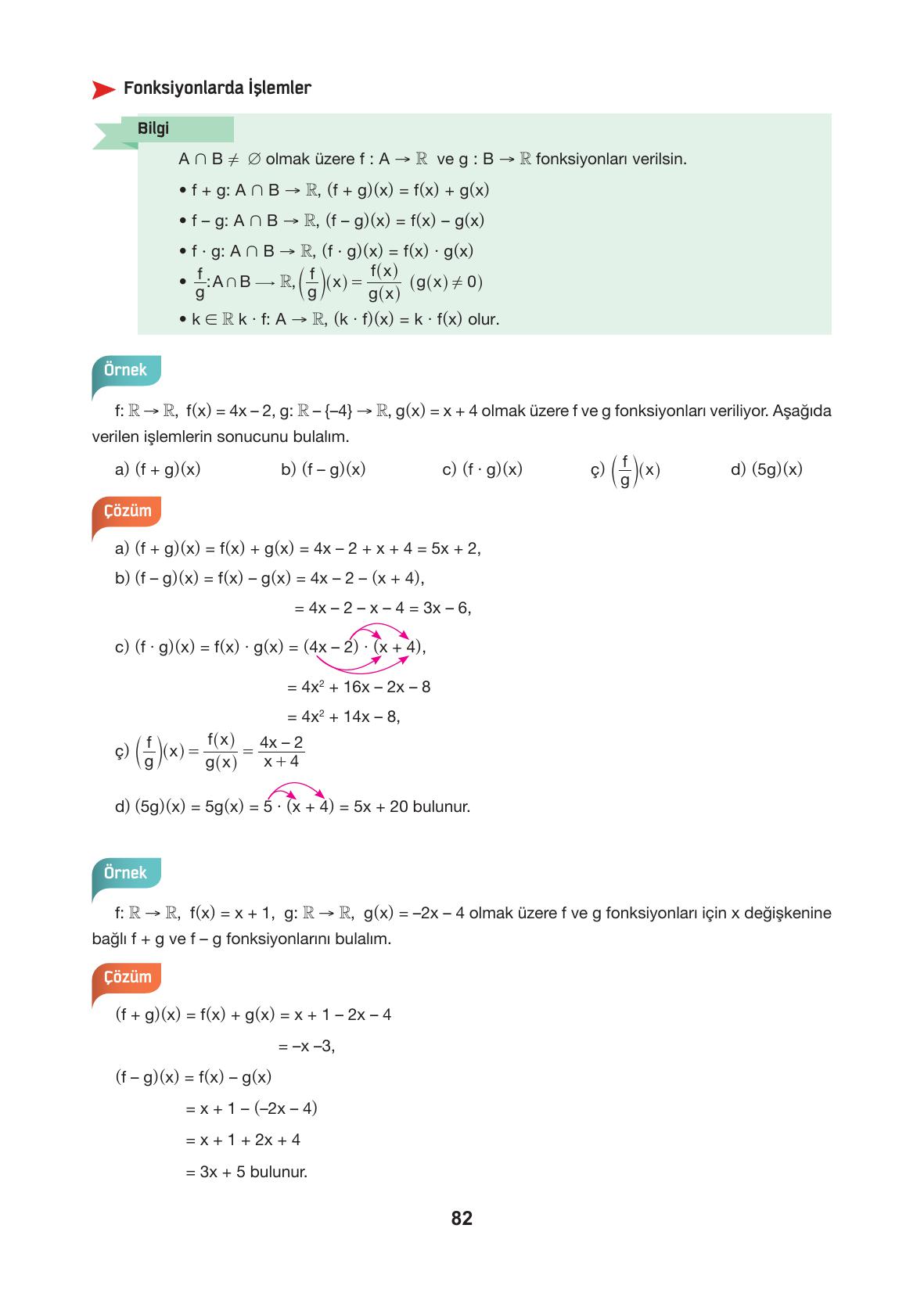 10. Sınıf Hecce Yayıncılık Matematik Ders Kitabı Sayfa 82 Cevapları