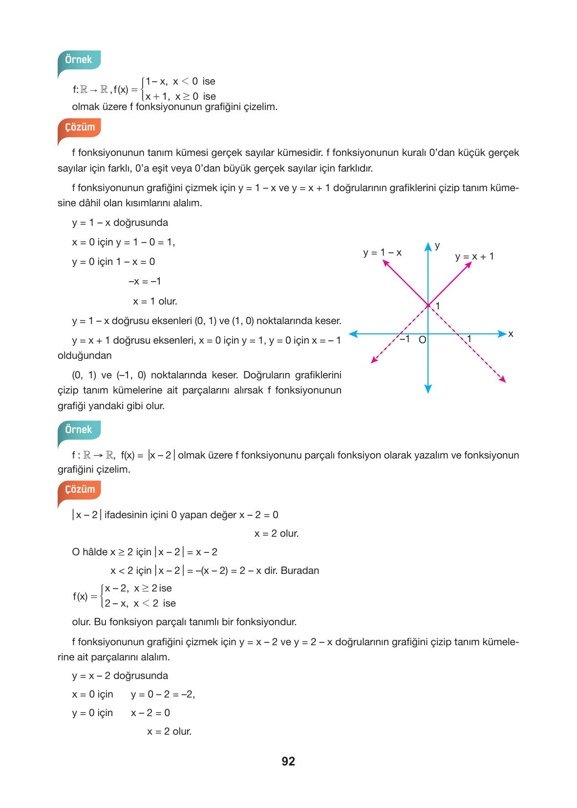 10. Sınıf Hecce Yayıncılık Matematik Ders Kitabı Sayfa 92 Cevapları 10. Sınıf Hecce Yayıncılık Matematik Ders Kitabı Sayfa 92 Cevapları