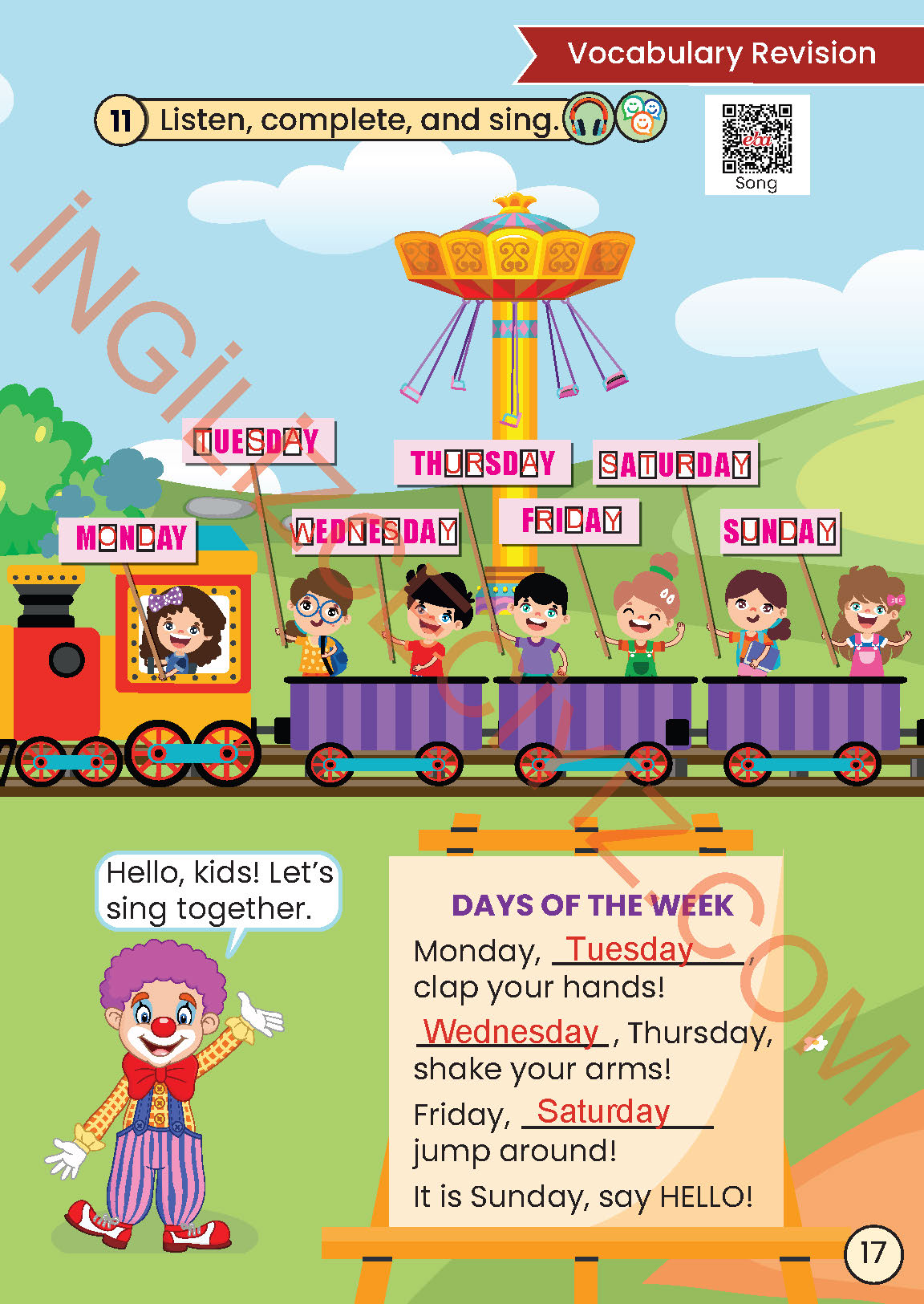 2. Sınıf Meb Yayınları İngilizce Ders Kitabı Sayfa 17 Cevapları