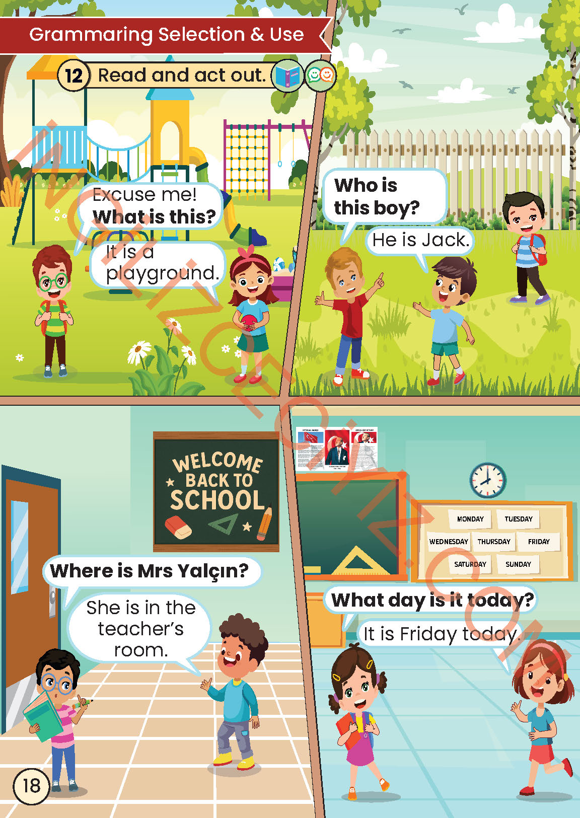 2. Sınıf Meb Yayınları İngilizce Ders Kitabı Sayfa 18 Cevapları