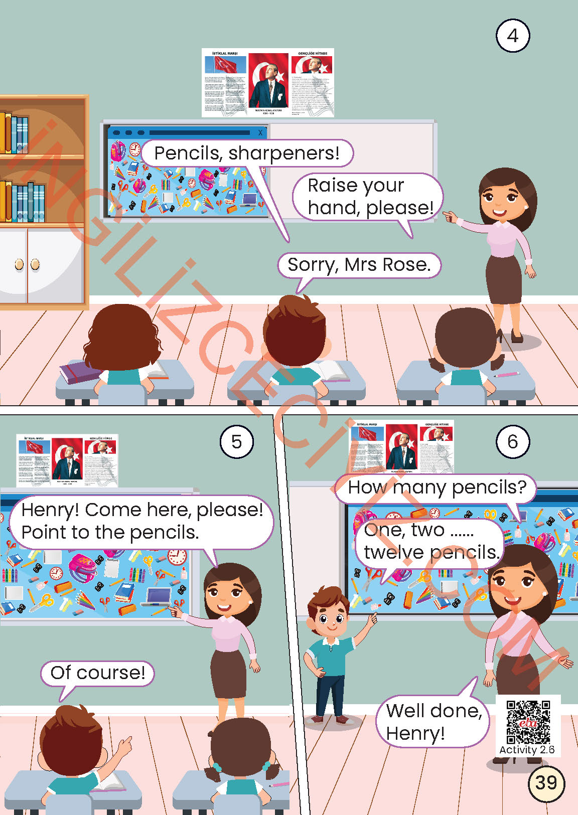 2. Sınıf Meb Yayınları İngilizce Ders Kitabı Sayfa 39 Cevapları