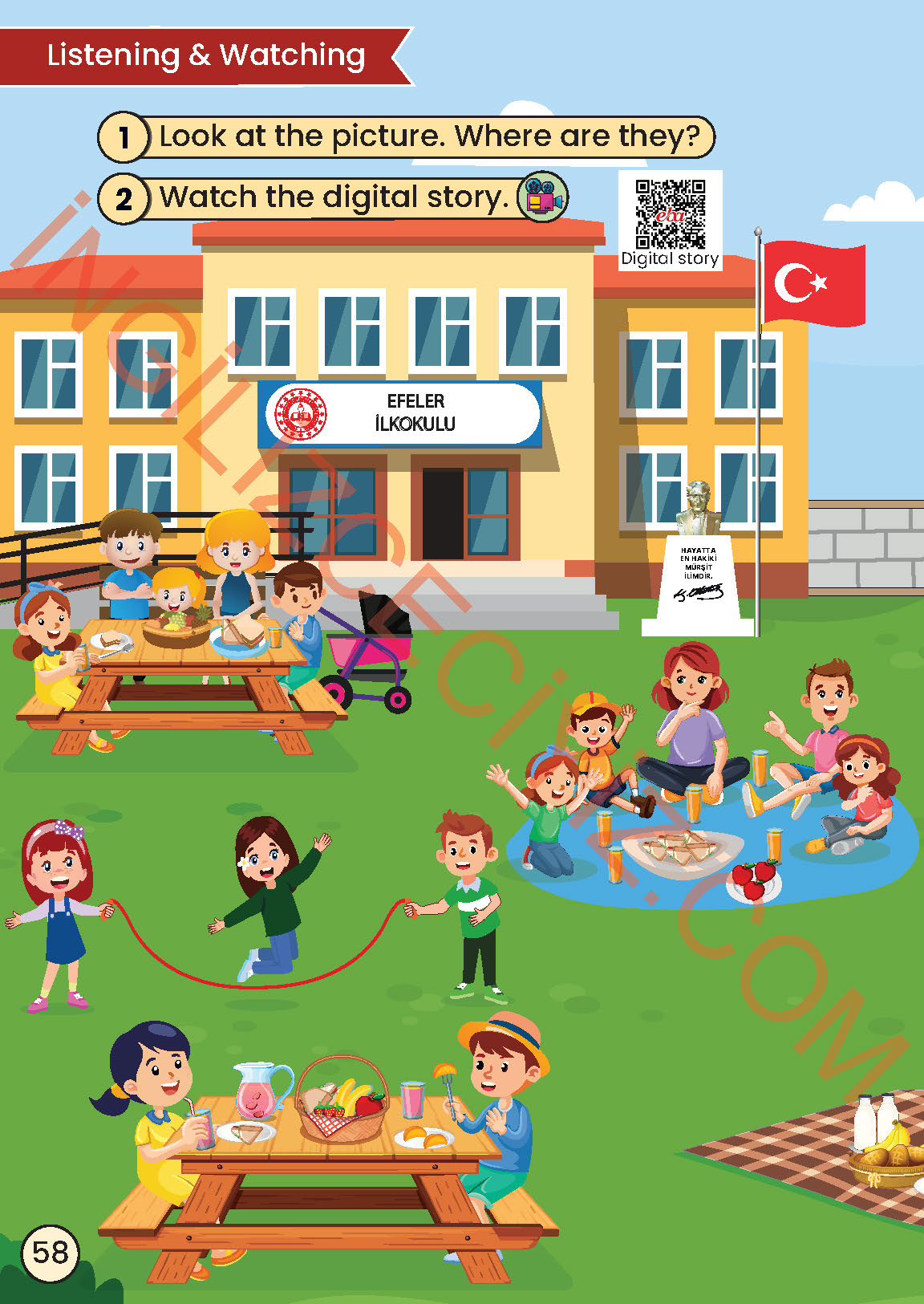 2. Sınıf Meb Yayınları İngilizce Ders Kitabı Sayfa 58 Cevapları
