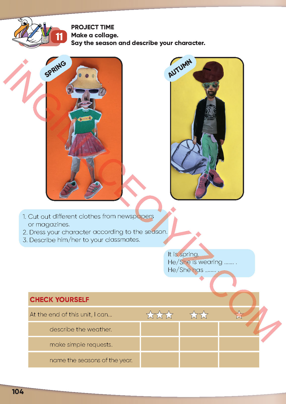 4. Sınıf Meb Yayınları İngilizce Ders Kitabı Sayfa 105 Cevapları