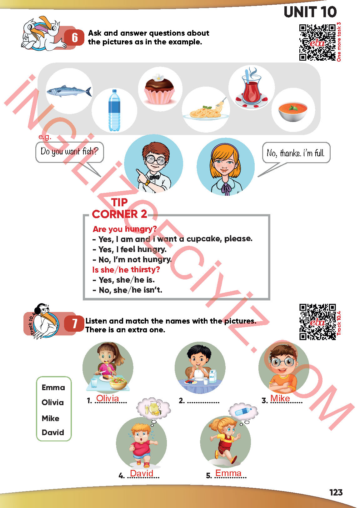 4. Sınıf Meb Yayınları İngilizce Ders Kitabı Sayfa 124 Cevapları