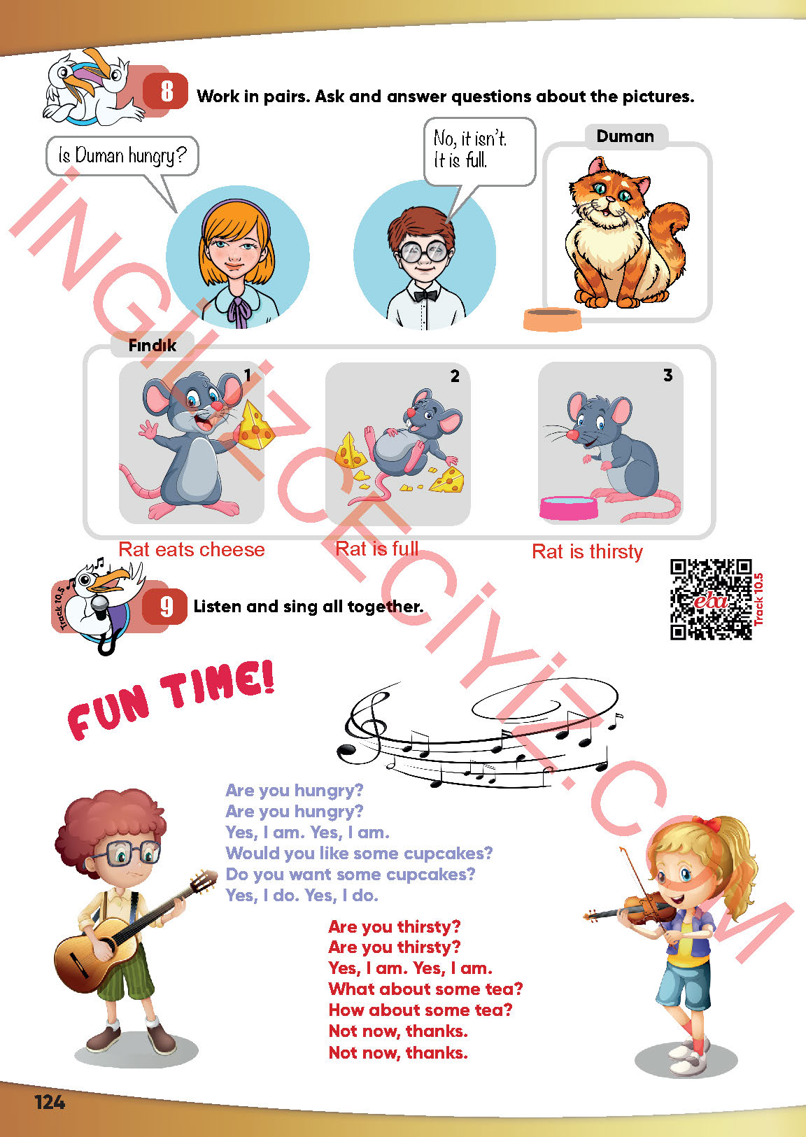 4. Sınıf Meb Yayınları İngilizce Ders Kitabı Sayfa 125 Cevapları