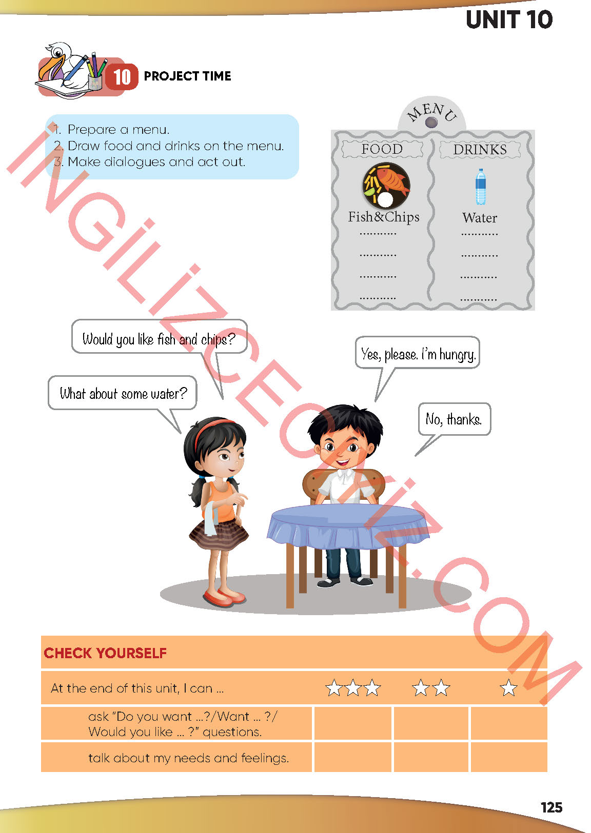 4. Sınıf Meb Yayınları İngilizce Ders Kitabı Sayfa 126 Cevapları