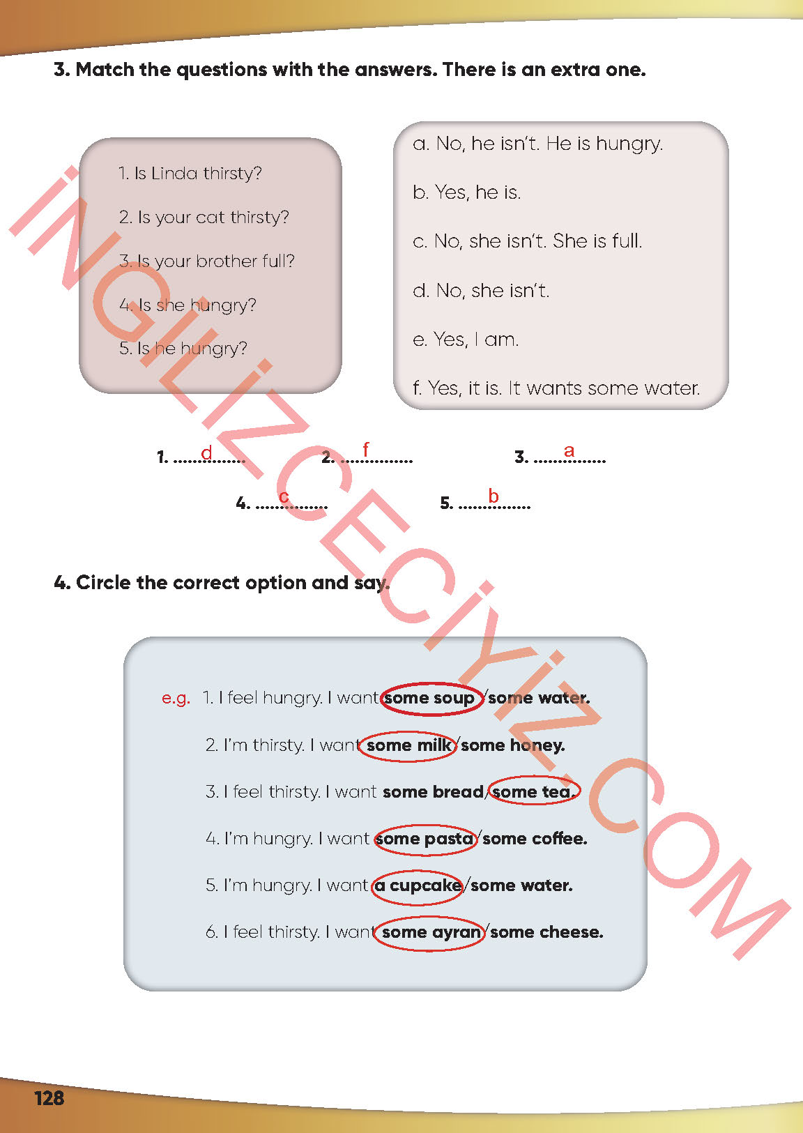 4. Sınıf Meb Yayınları İngilizce Ders Kitabı Sayfa 129 Cevapları