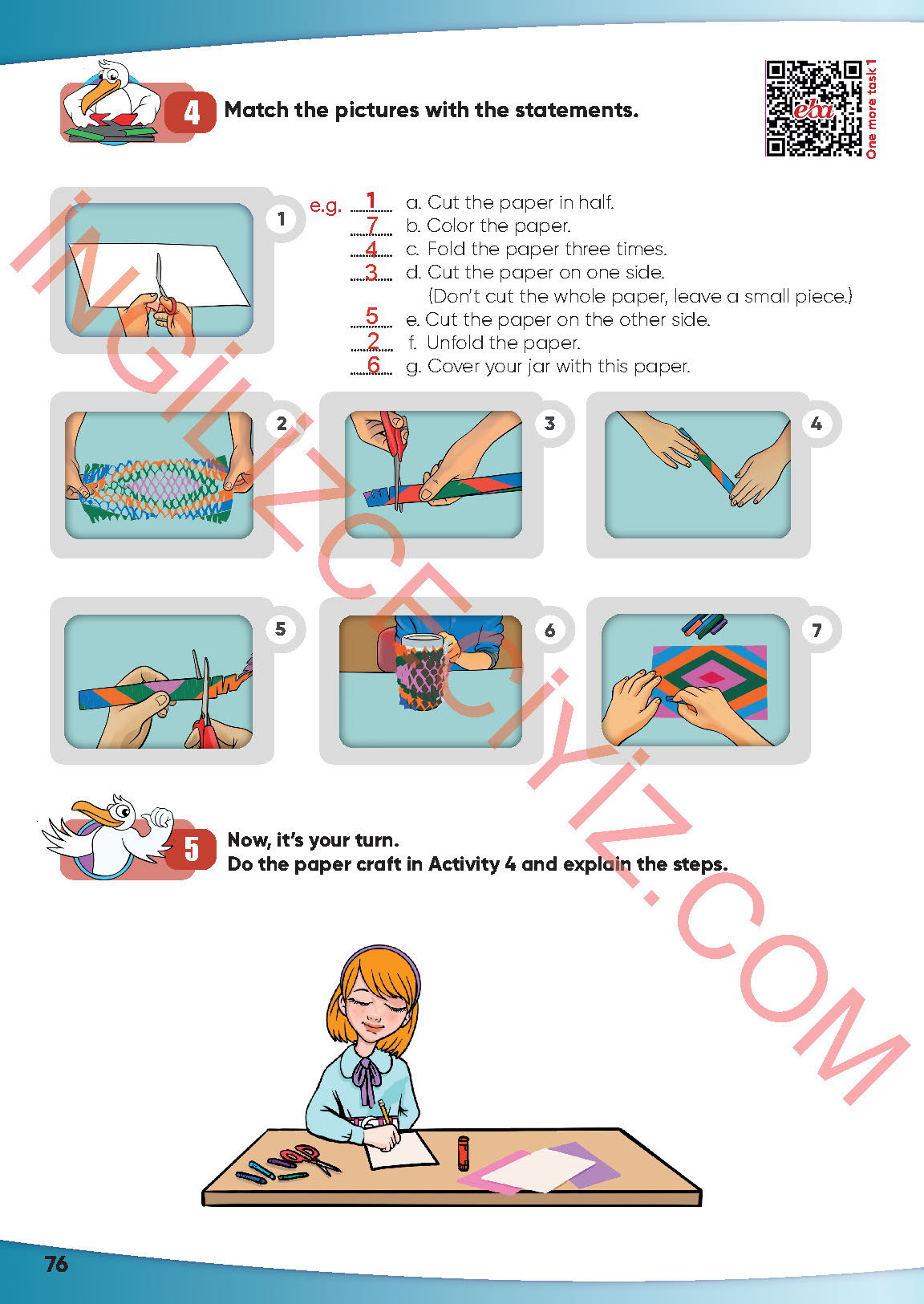 4. Sınıf Meb Yayınları İngilizce Ders Kitabı Sayfa 77 Cevapları