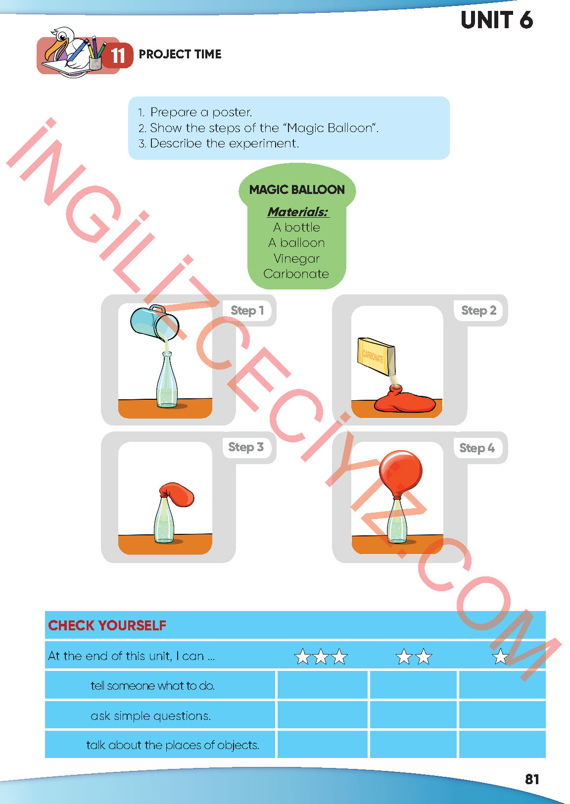 4. Sınıf Meb Yayınları İngilizce Ders Kitabı Sayfa 82 Cevapları