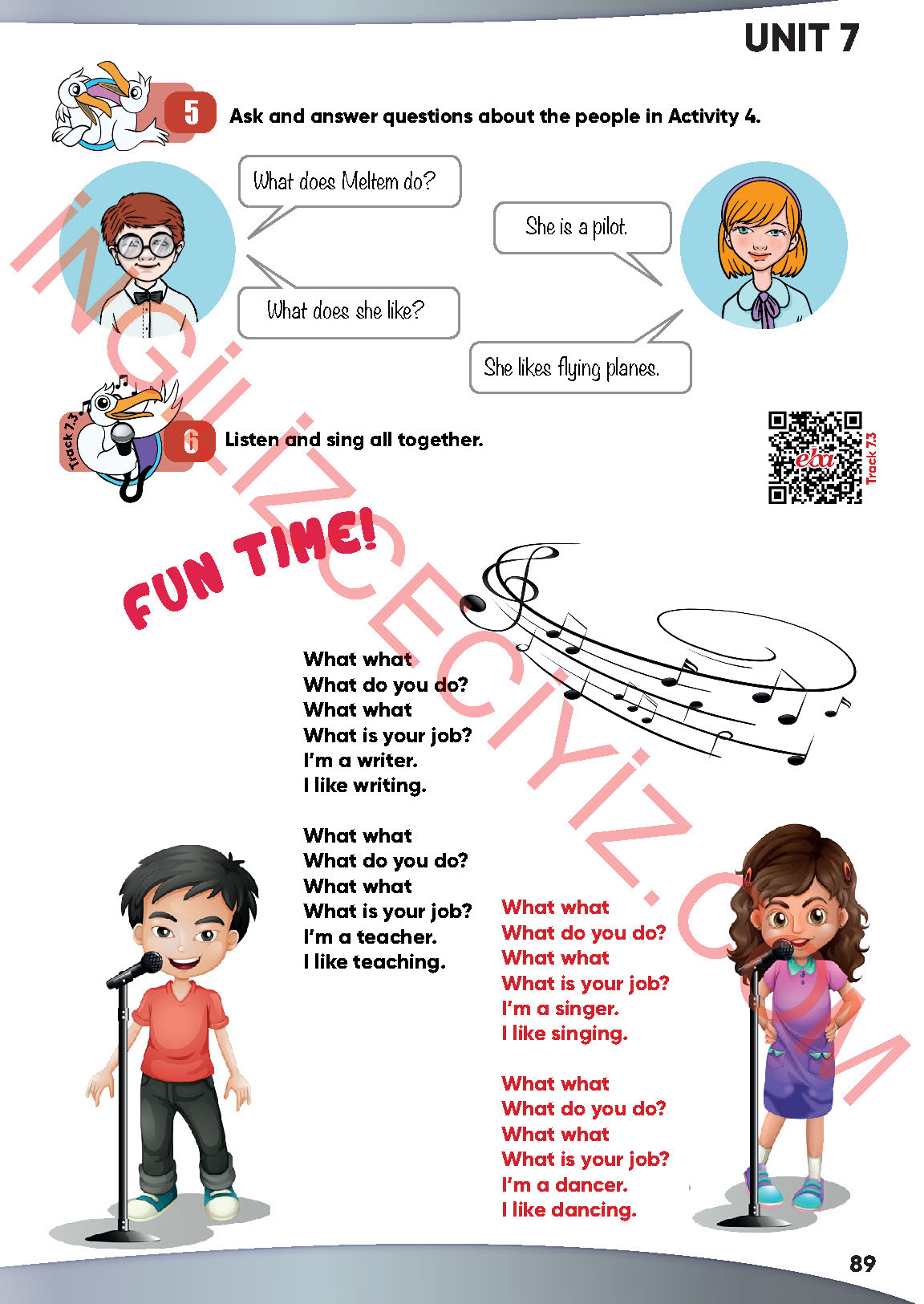 4. Sınıf Meb Yayınları İngilizce Ders Kitabı Sayfa 90 Cevapları