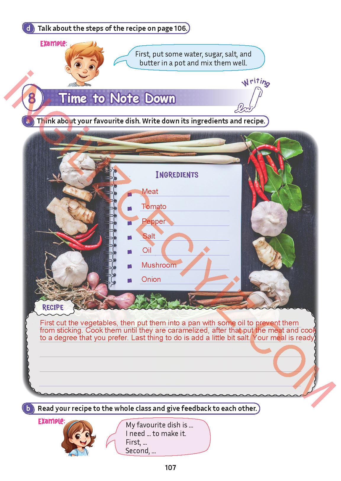 5. Sınıf Meb Yayınları İngilizce Ders Kitabı Sayfa 108 Cevapları