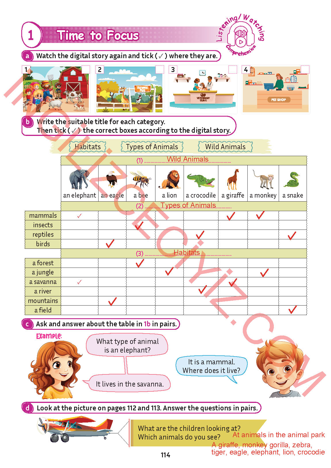 5. Sınıf Meb Yayınları İngilizce Ders Kitabı Sayfa 115 Cevapları