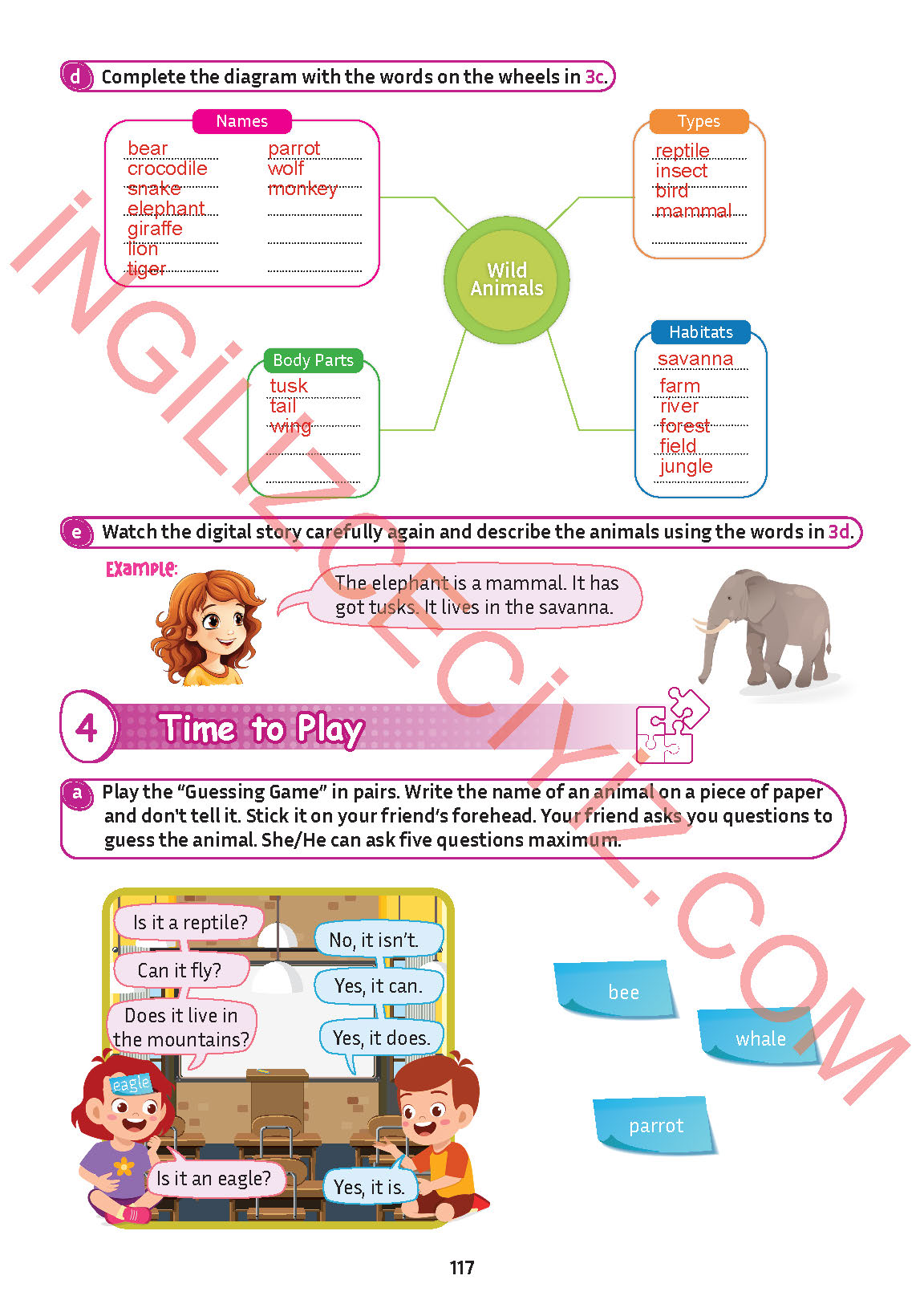 5. Sınıf Meb Yayınları İngilizce Ders Kitabı Sayfa 118 Cevapları