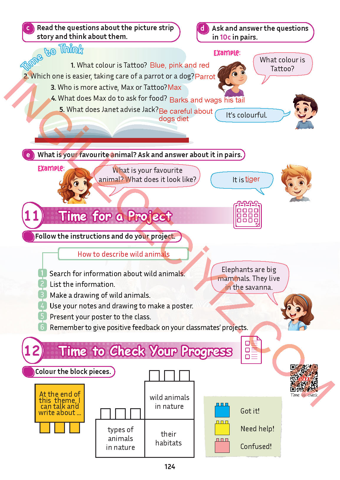 5. Sınıf Meb Yayınları İngilizce Ders Kitabı Sayfa 125 Cevapları