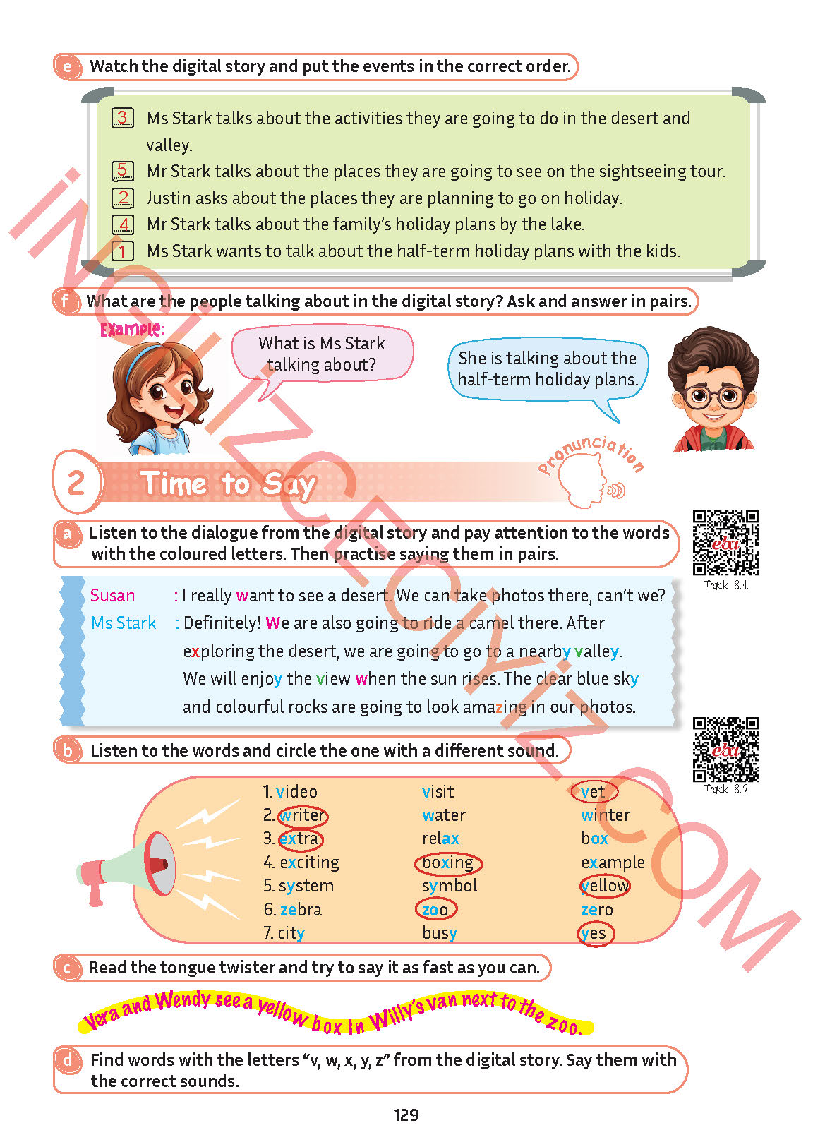 5. Sınıf Meb Yayınları İngilizce Ders Kitabı Sayfa 130 Cevapları