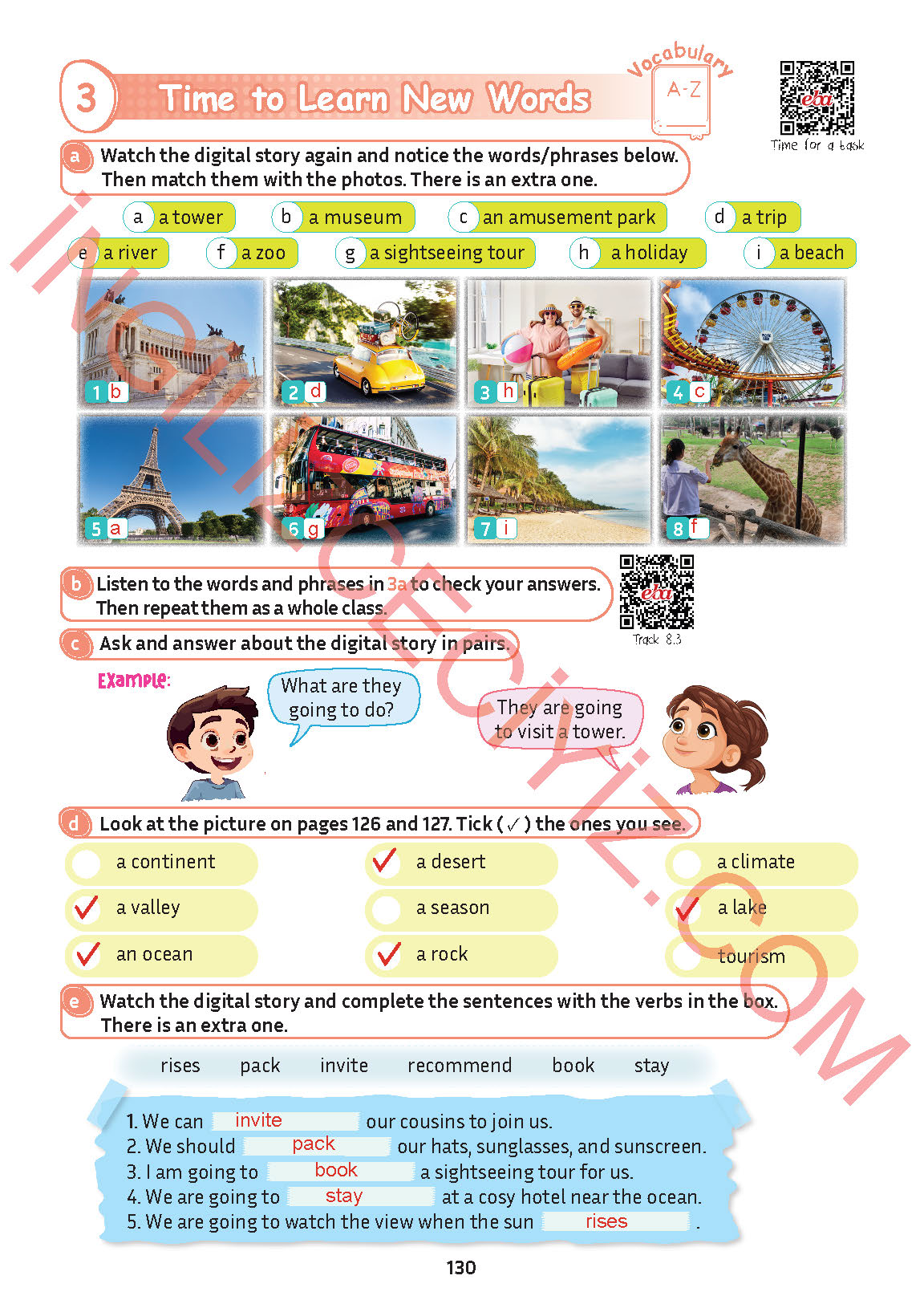 5. Sınıf Meb Yayınları İngilizce Ders Kitabı Sayfa 131 Cevapları