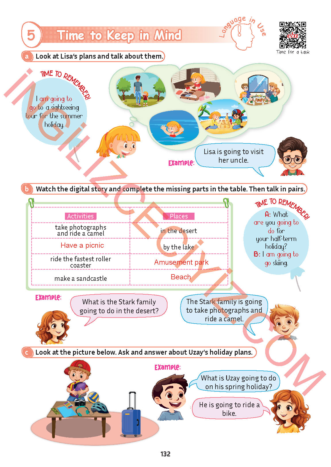 5. Sınıf Meb Yayınları İngilizce Ders Kitabı Sayfa 133 Cevapları