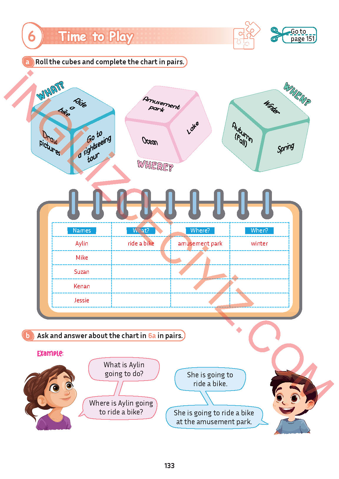 5. Sınıf Meb Yayınları İngilizce Ders Kitabı Sayfa 134 Cevapları