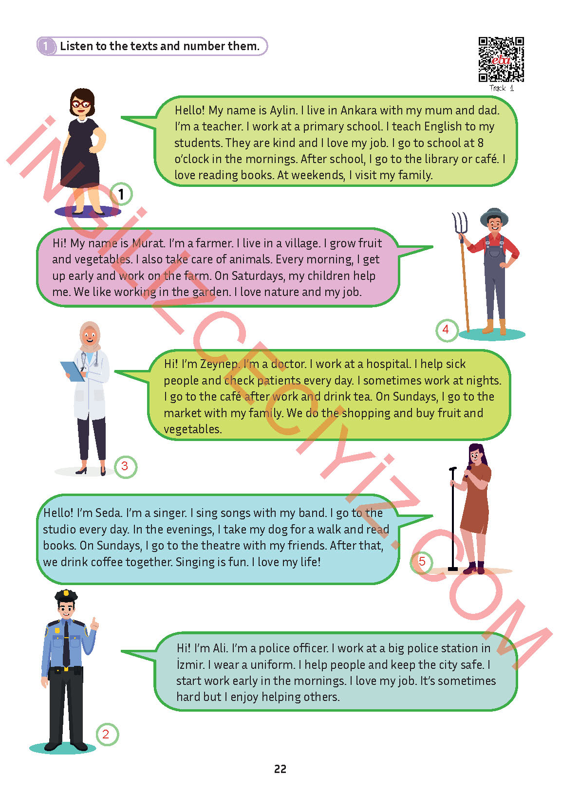 5. Sınıf Meb Yayınları İngilizce Ders Kitabı Sayfa 23 Cevapları