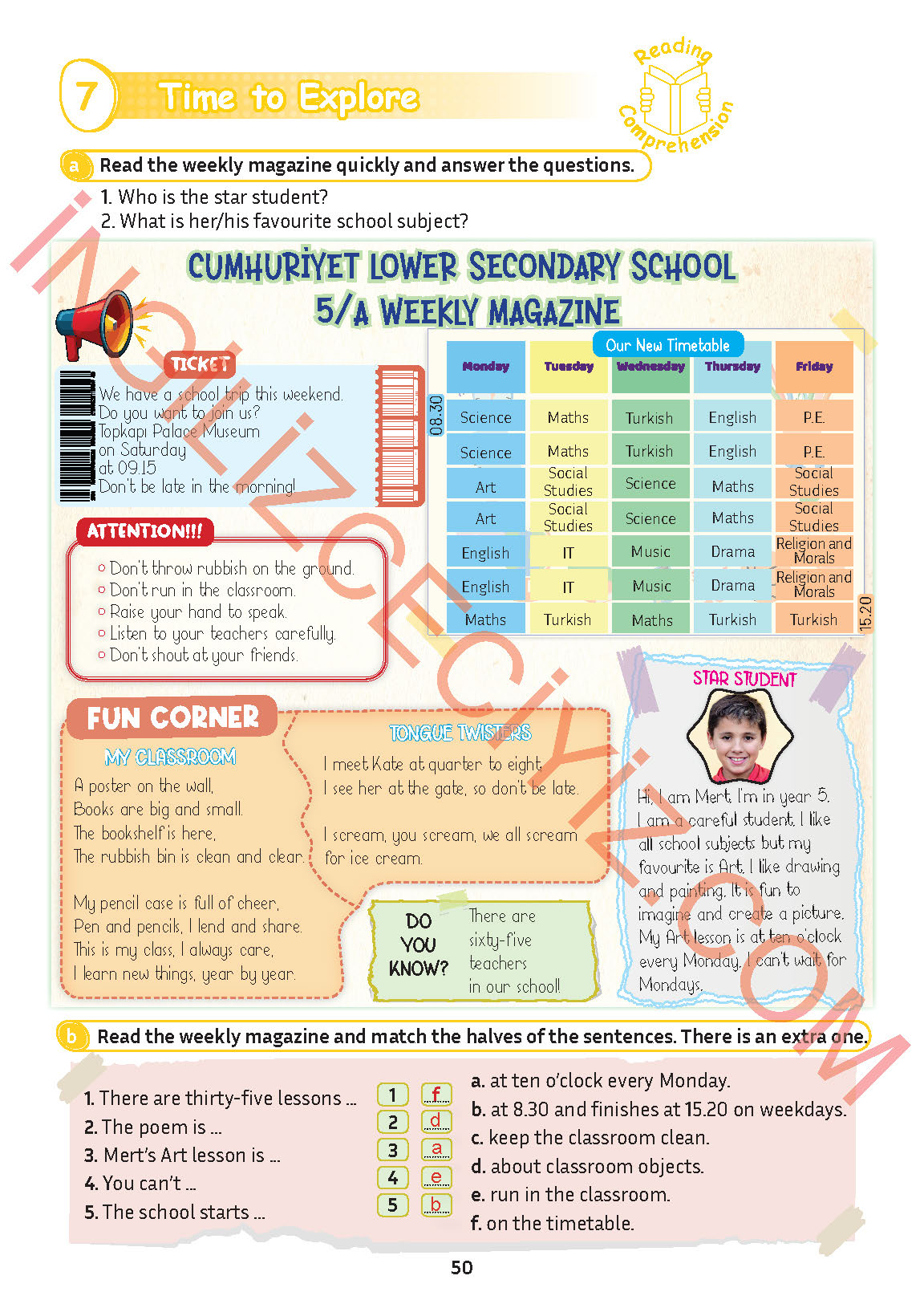 5. Sınıf Meb Yayınları İngilizce Ders Kitabı Sayfa 51 Cevapları 5. Sınıf Meb Yayınları İngilizce Ders Kitabı Sayfa 51 Cevapları