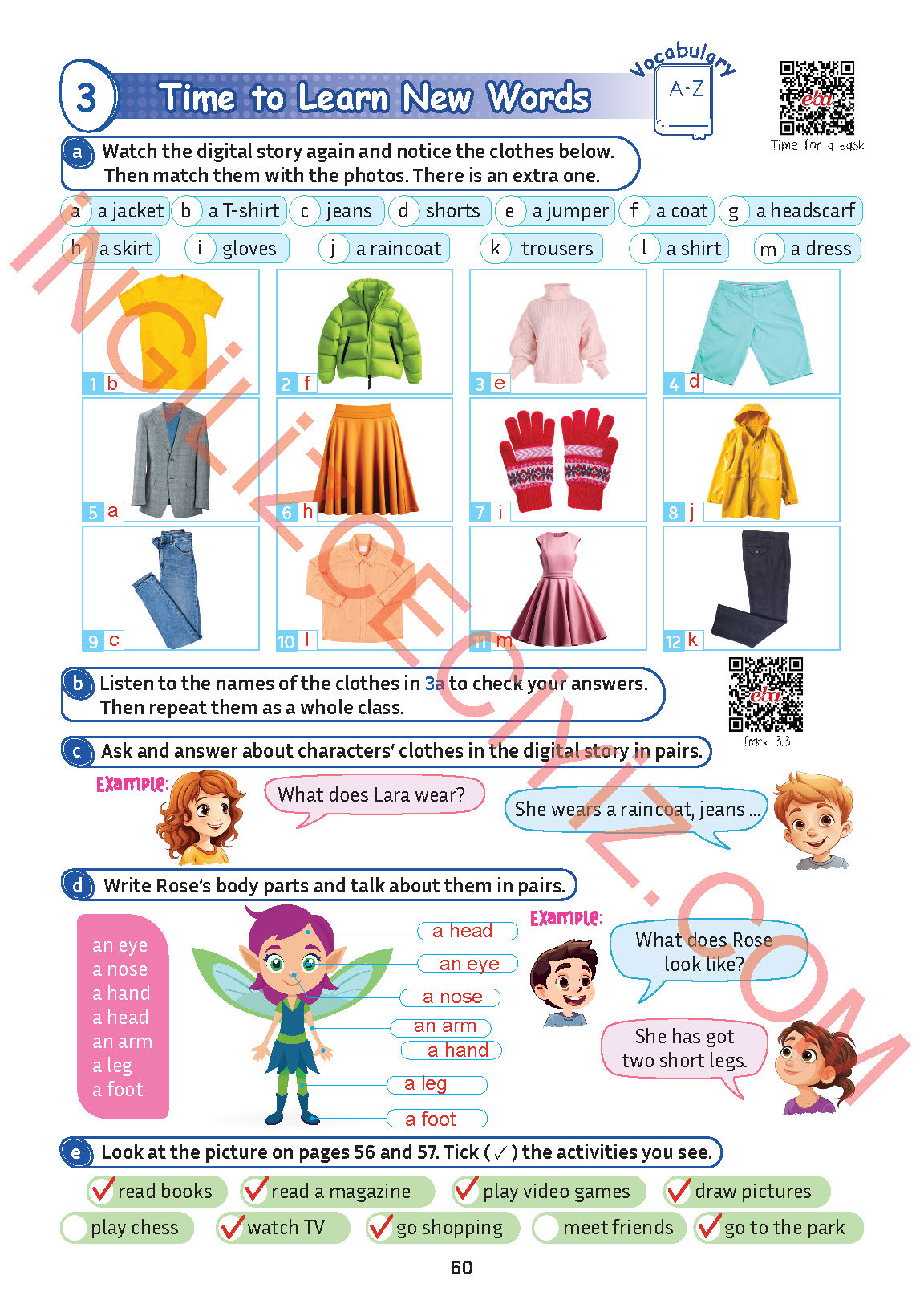 5. Sınıf Meb Yayınları İngilizce Ders Kitabı Sayfa 61 Cevapları