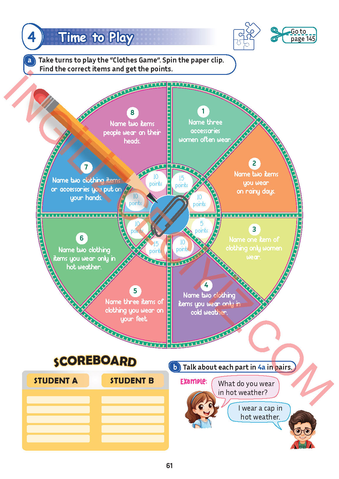 5. Sınıf Meb Yayınları İngilizce Ders Kitabı Sayfa 62 Cevapları