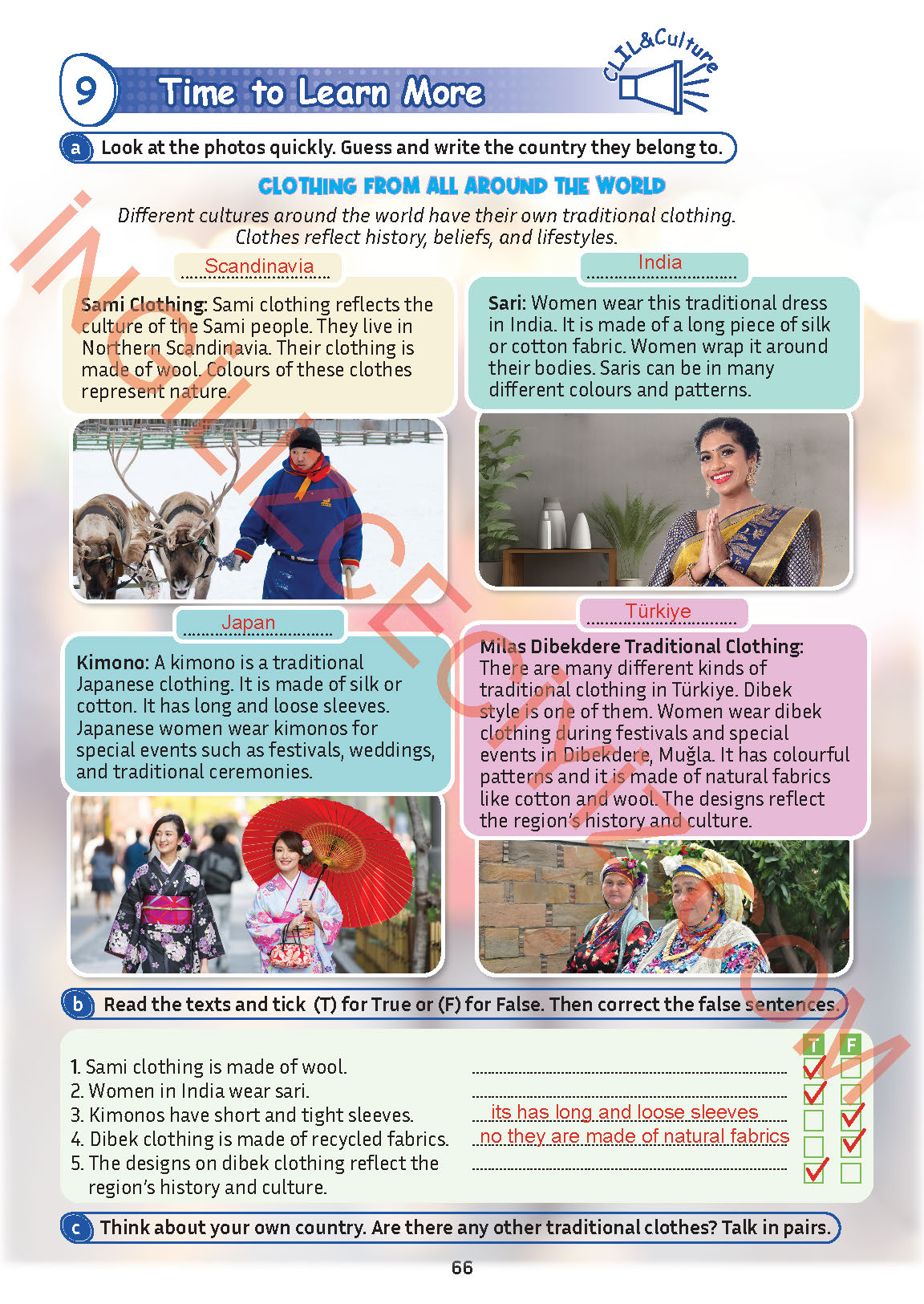 5. Sınıf Meb Yayınları İngilizce Ders Kitabı Sayfa 67 Cevapları