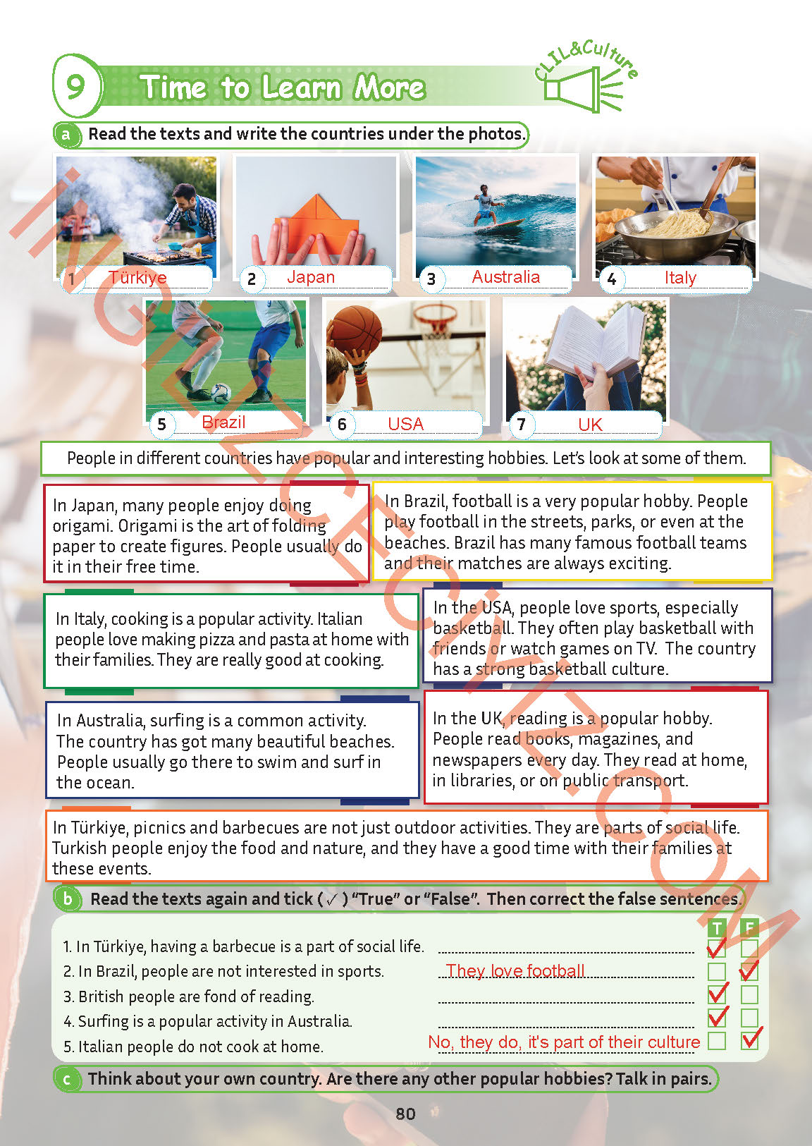 5. Sınıf Meb Yayınları İngilizce Ders Kitabı Sayfa 81 Cevapları