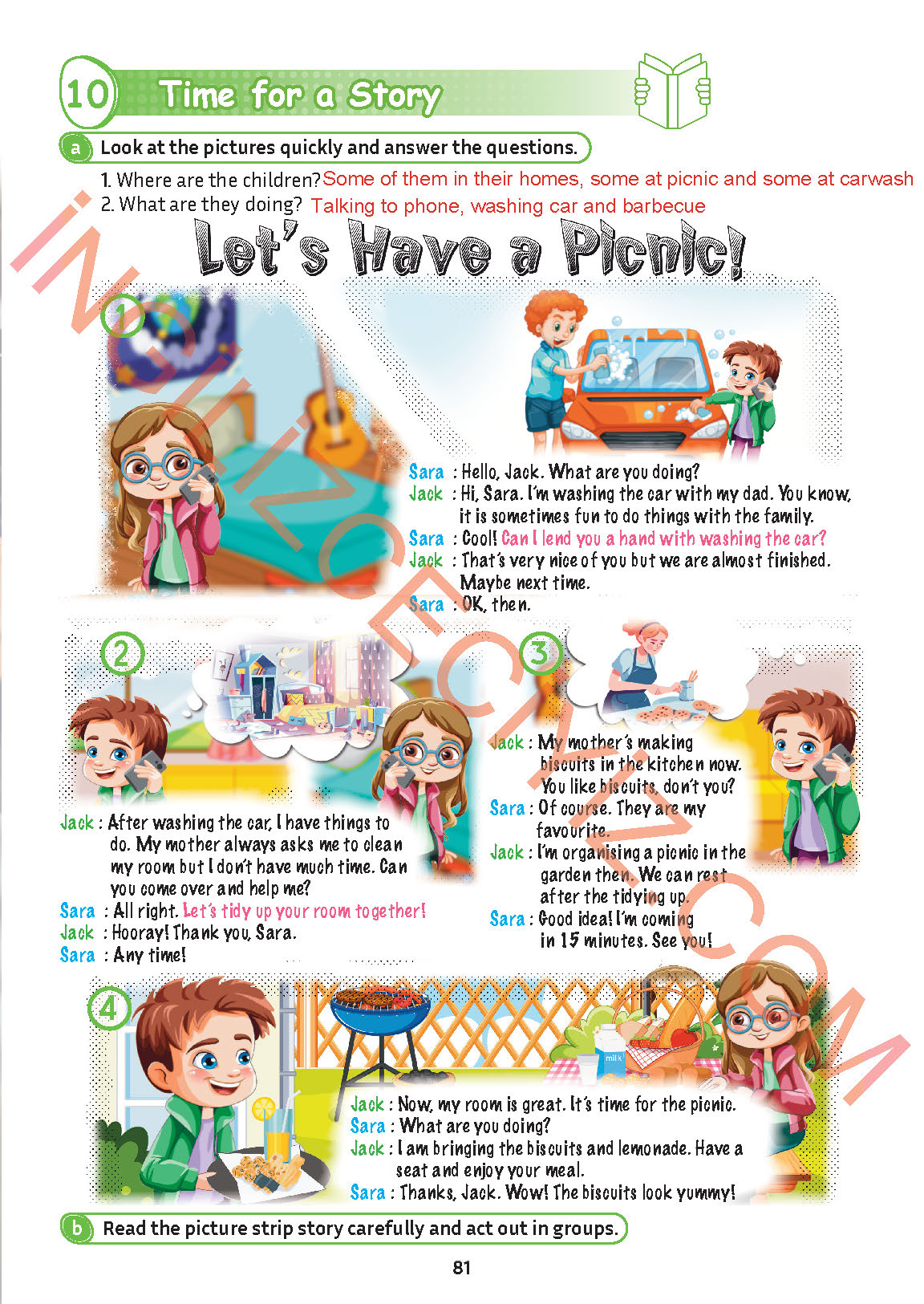 5. Sınıf Meb Yayınları İngilizce Ders Kitabı Sayfa 82 Cevapları