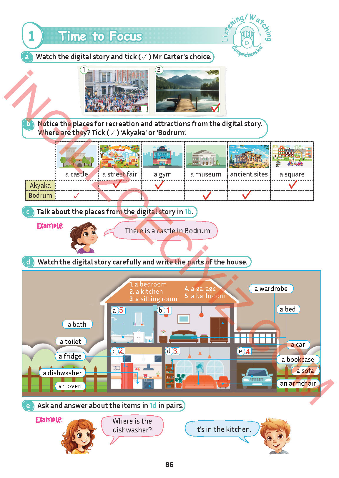 5. Sınıf Meb Yayınları İngilizce Ders Kitabı Sayfa 87 Cevapları