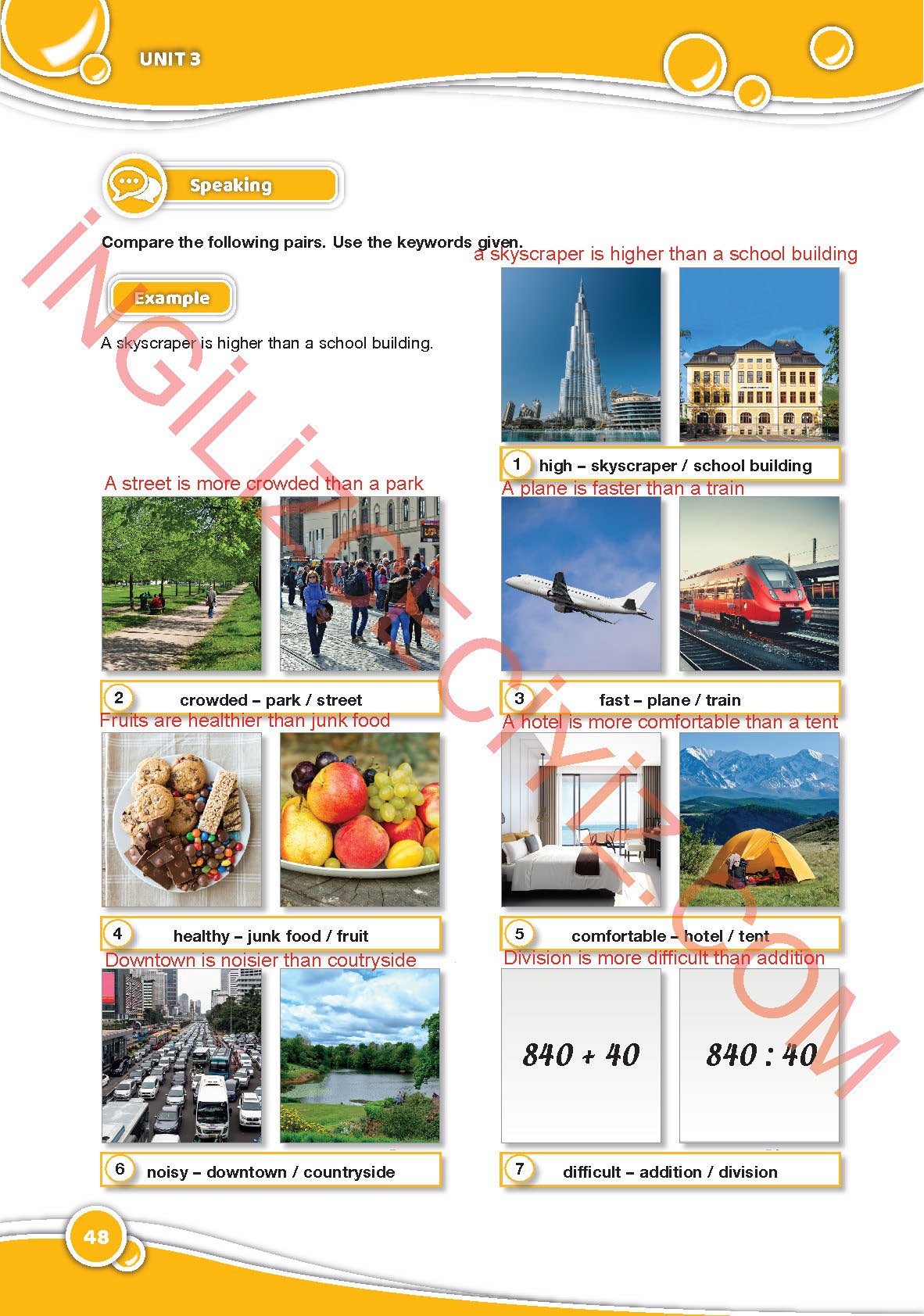 6. Sınıf Özgün Yayınları İngilizce Ders Kitabı Sayfa 48 Cevapları