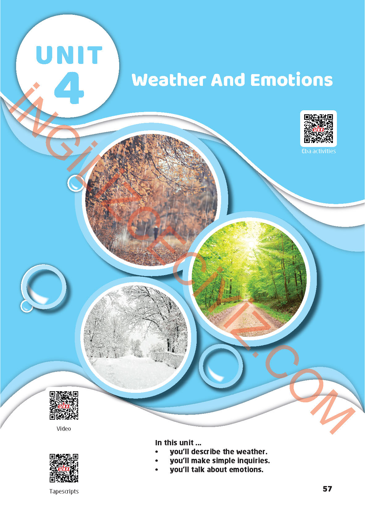 6. Sınıf Özgün Yayınları İngilizce Ders Kitabı Sayfa 57 Cevapları